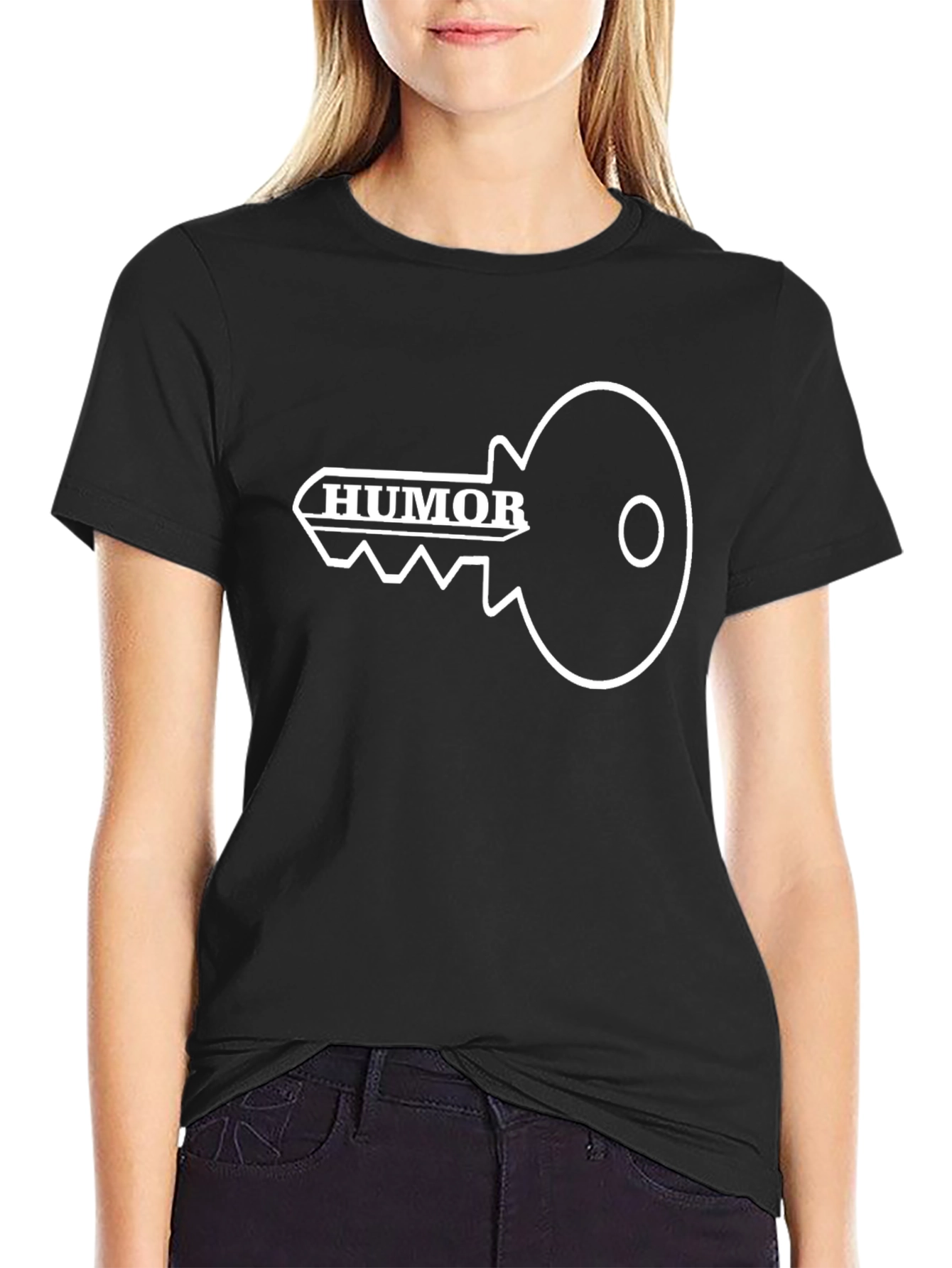 Humor Key Graphic T-Shirt - Funny Novelty Tee