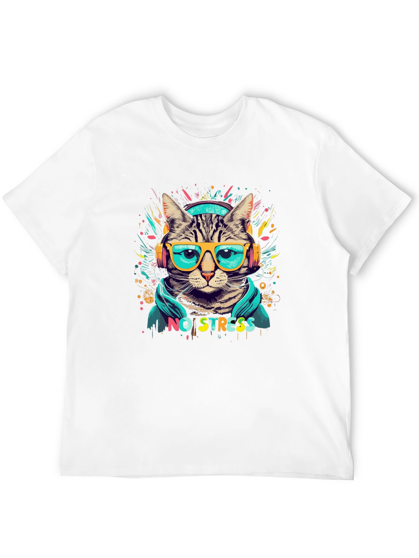 Cool Cat No Stress T-Shirt