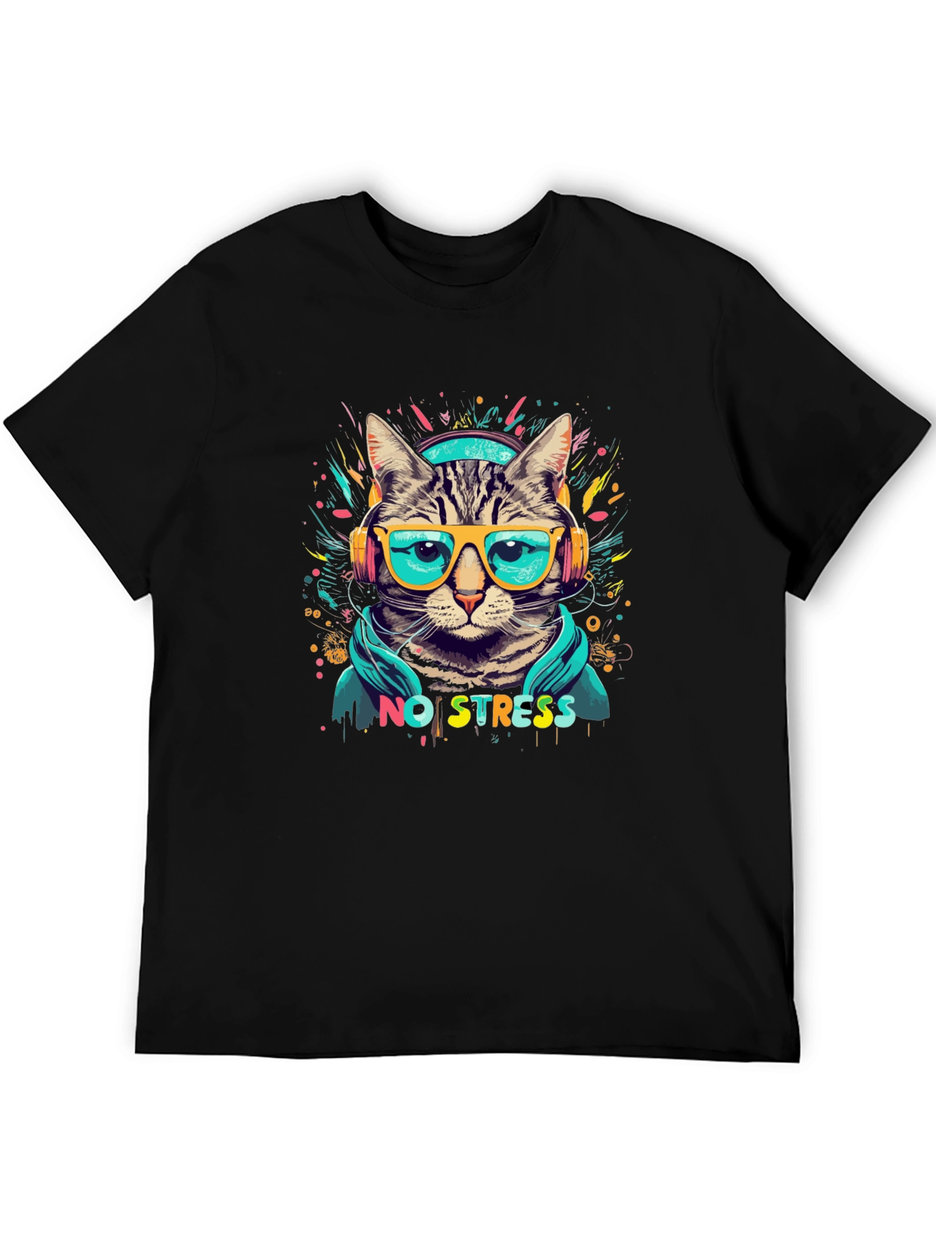 Cool Cat No Stress T-Shirt