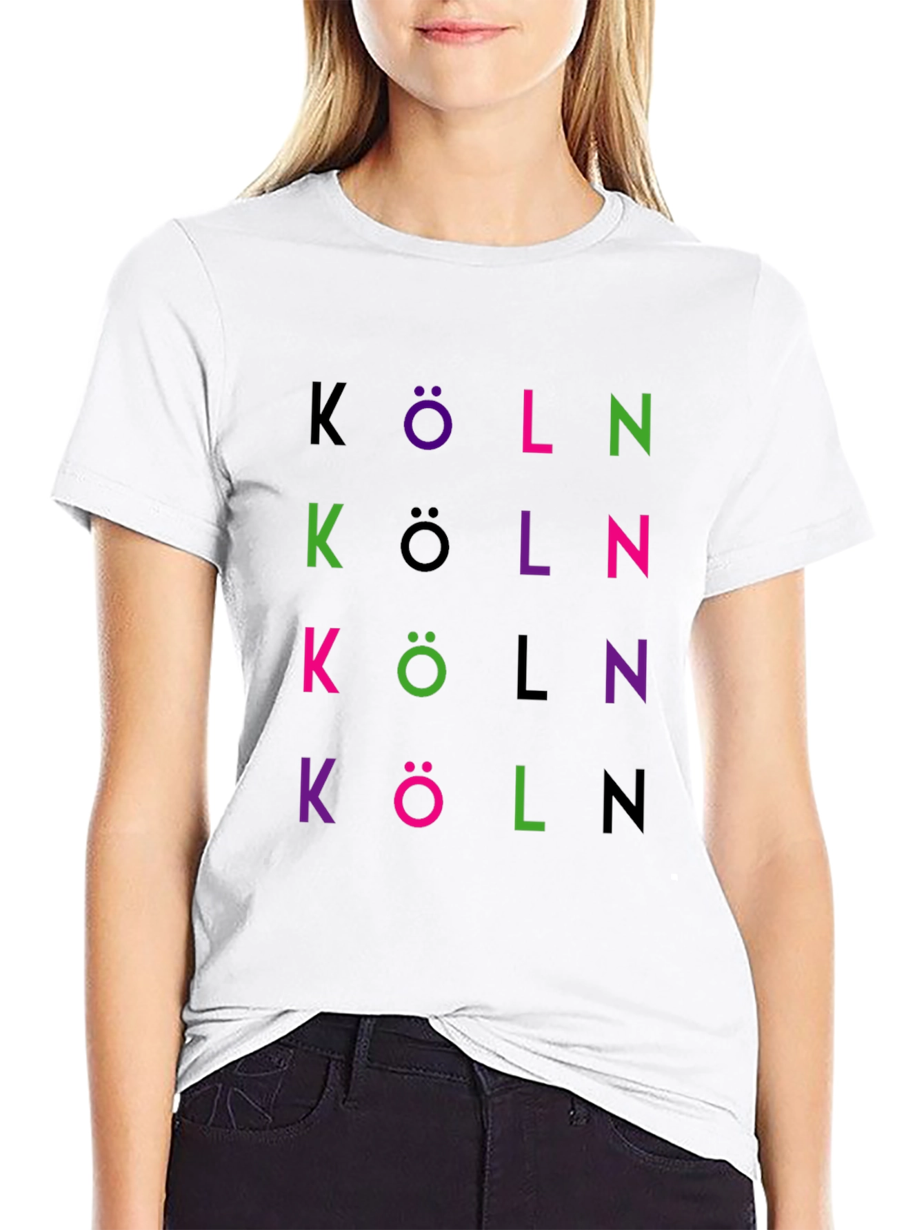 Köln T-Shirt - Modern Typography Design