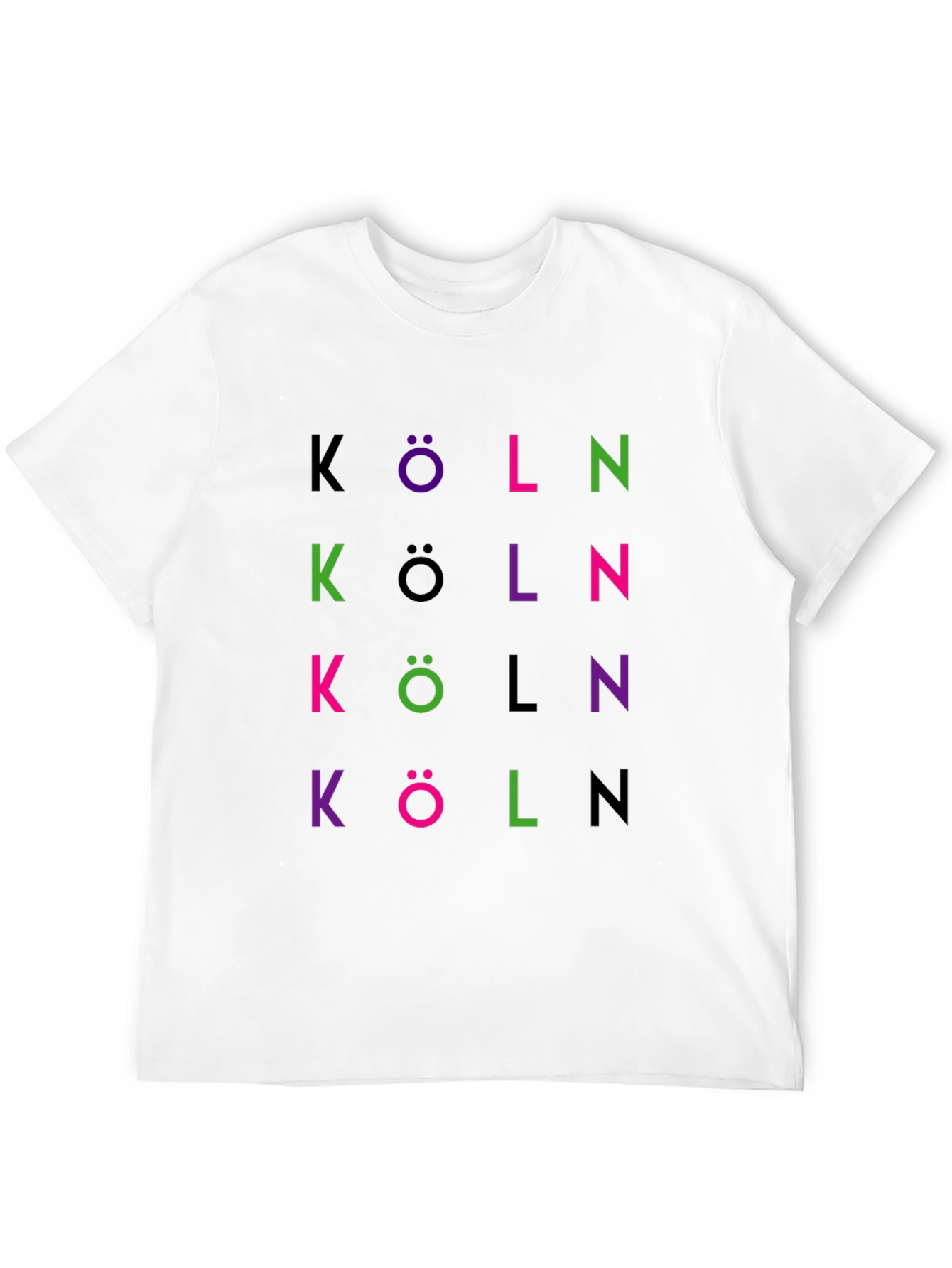 Köln T-Shirt - Modern Typography Design