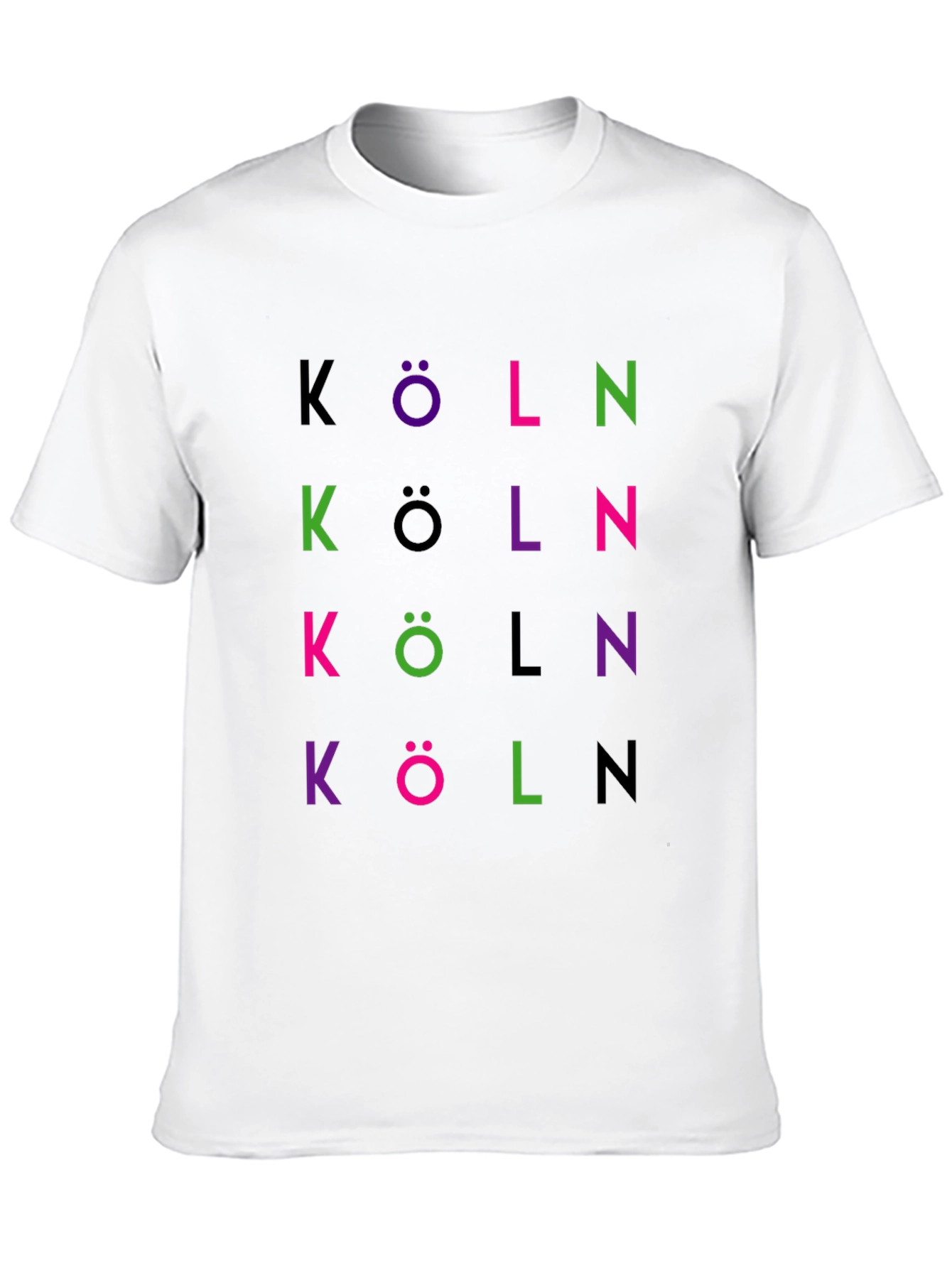 Köln T-Shirt - Modern Typography Design