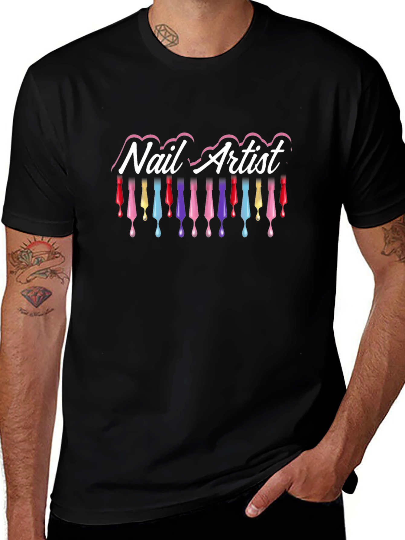Nail Artist Graphic T-Shirt - Manicure Lover