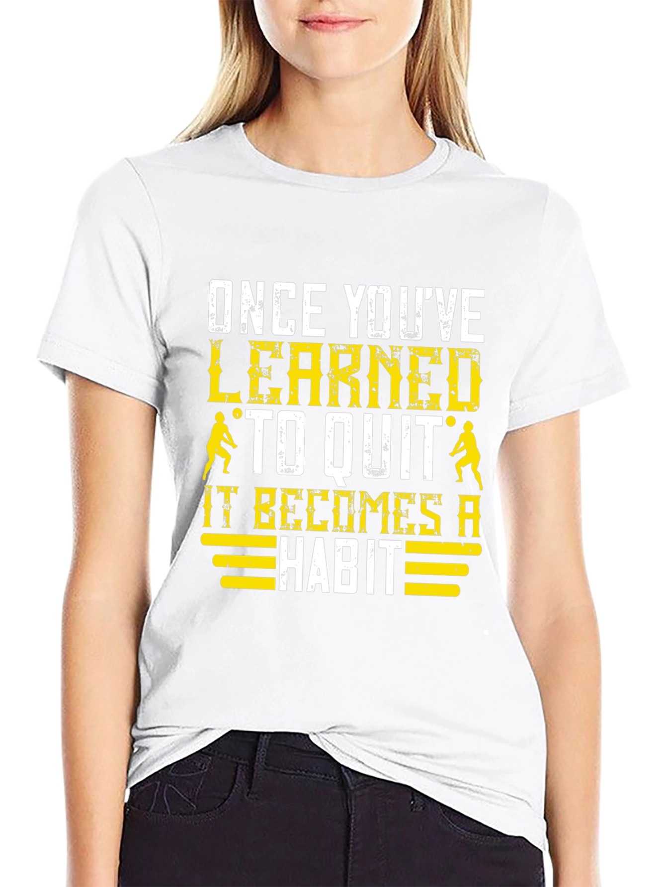 Volleyball T-Shirt: Once Youve Learned to Quit