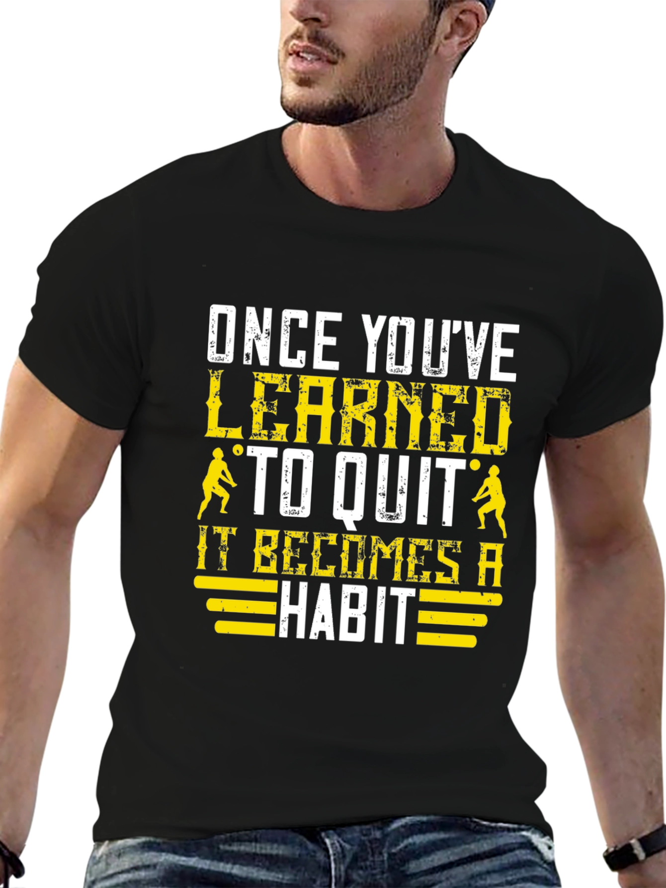 Volleyball T-Shirt: Once Youve Learned to Quit
