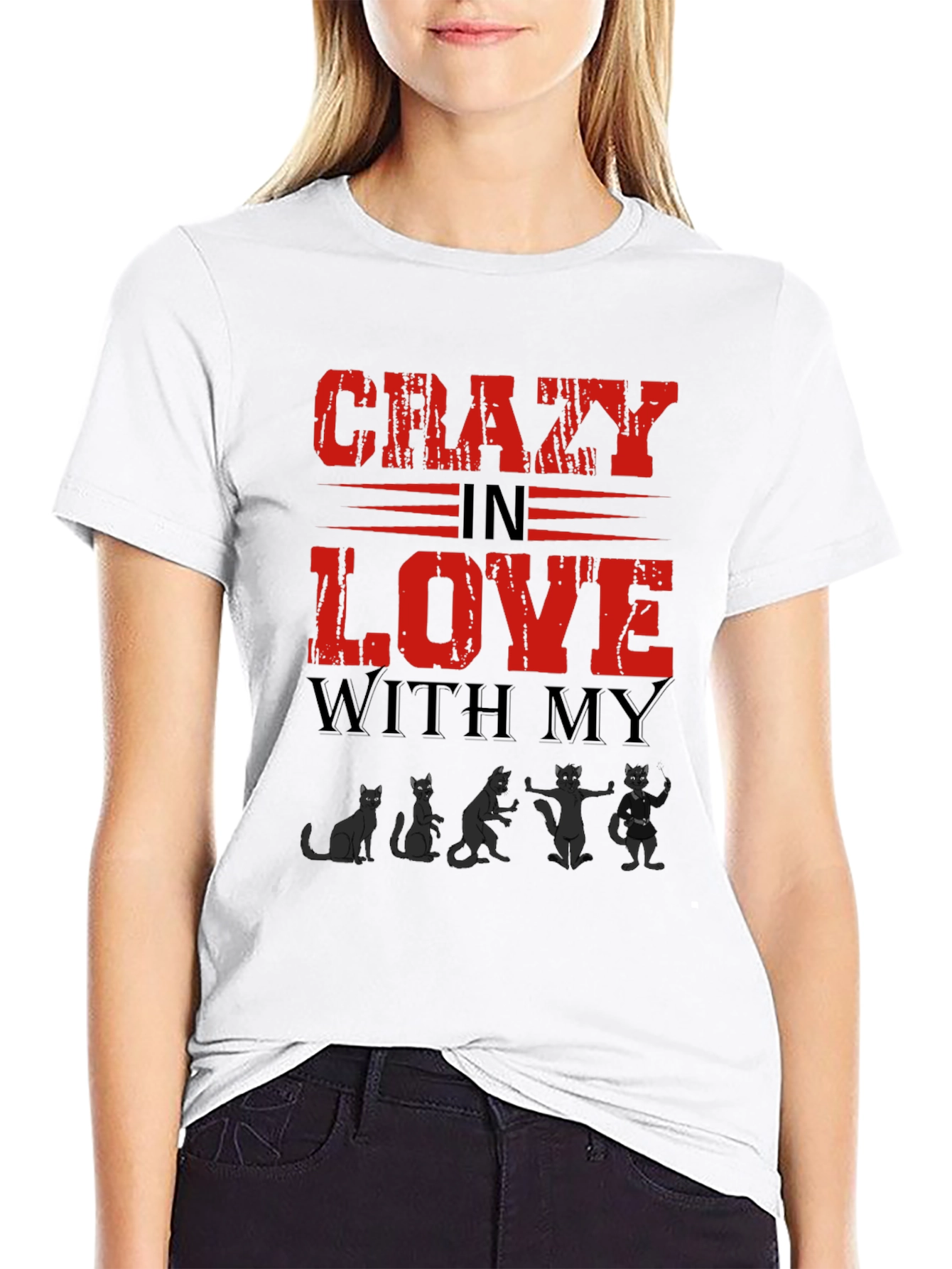 Crazy In Love With My Cats T-Shirt