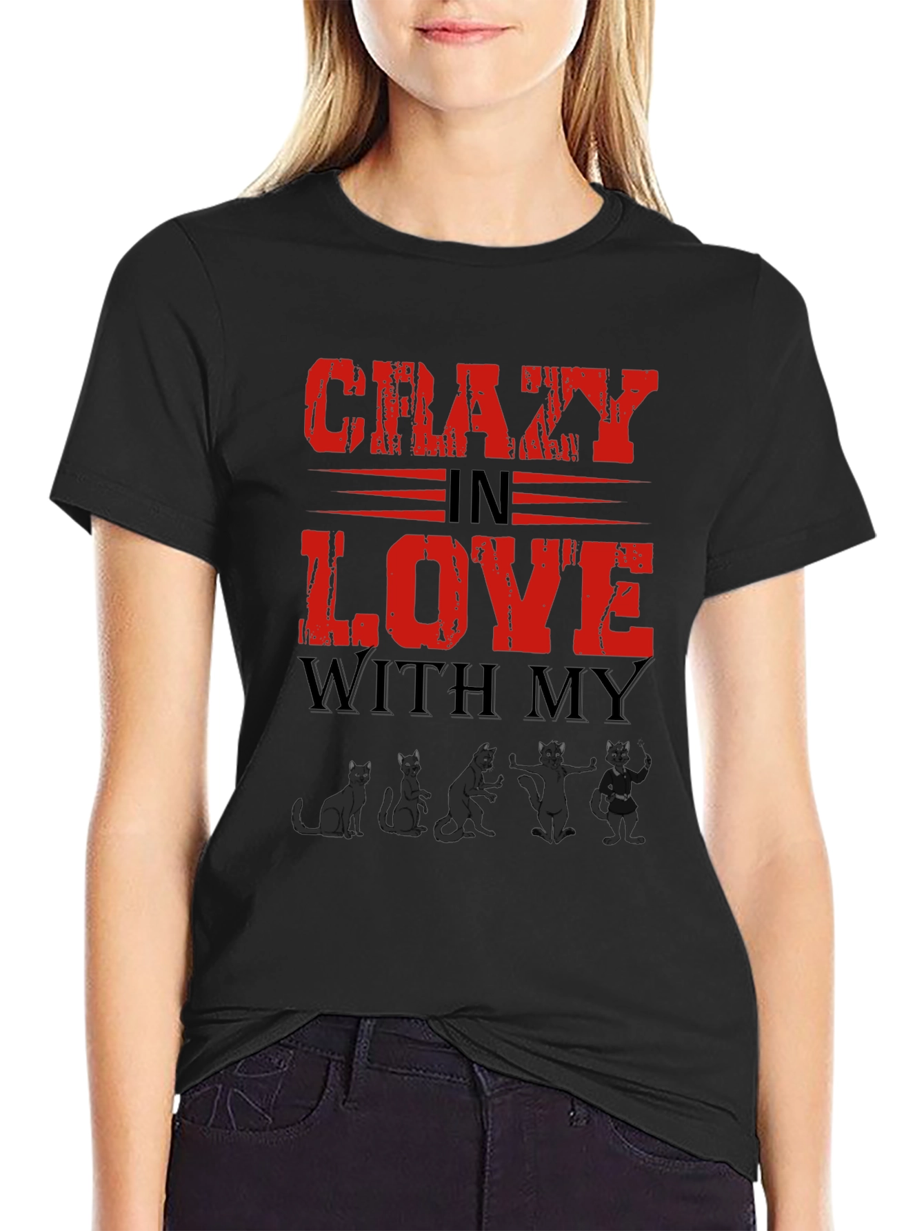 Crazy In Love With My Cats T-Shirt
