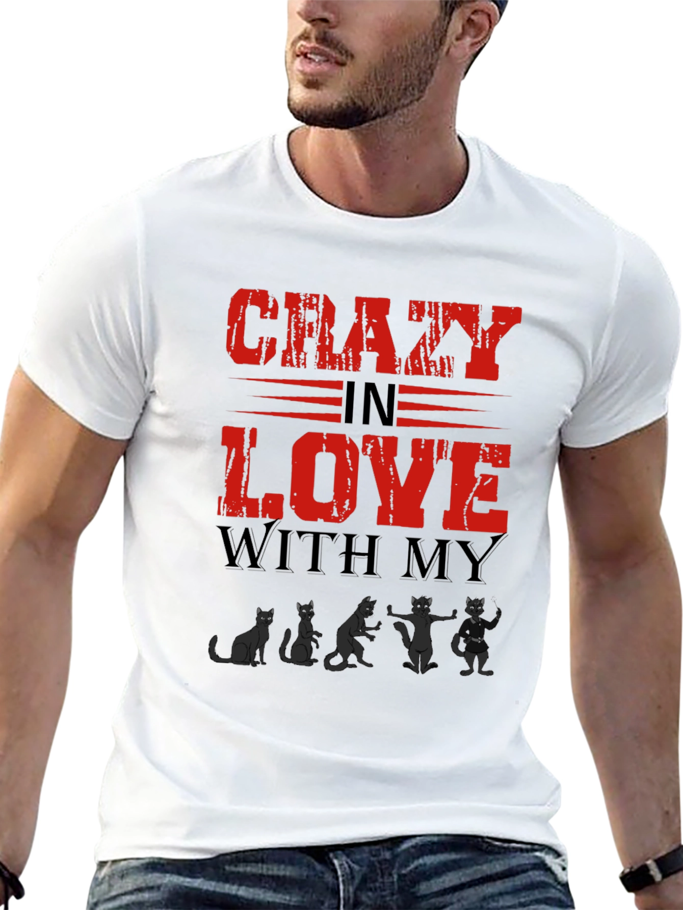 Crazy In Love With My Cats T-Shirt