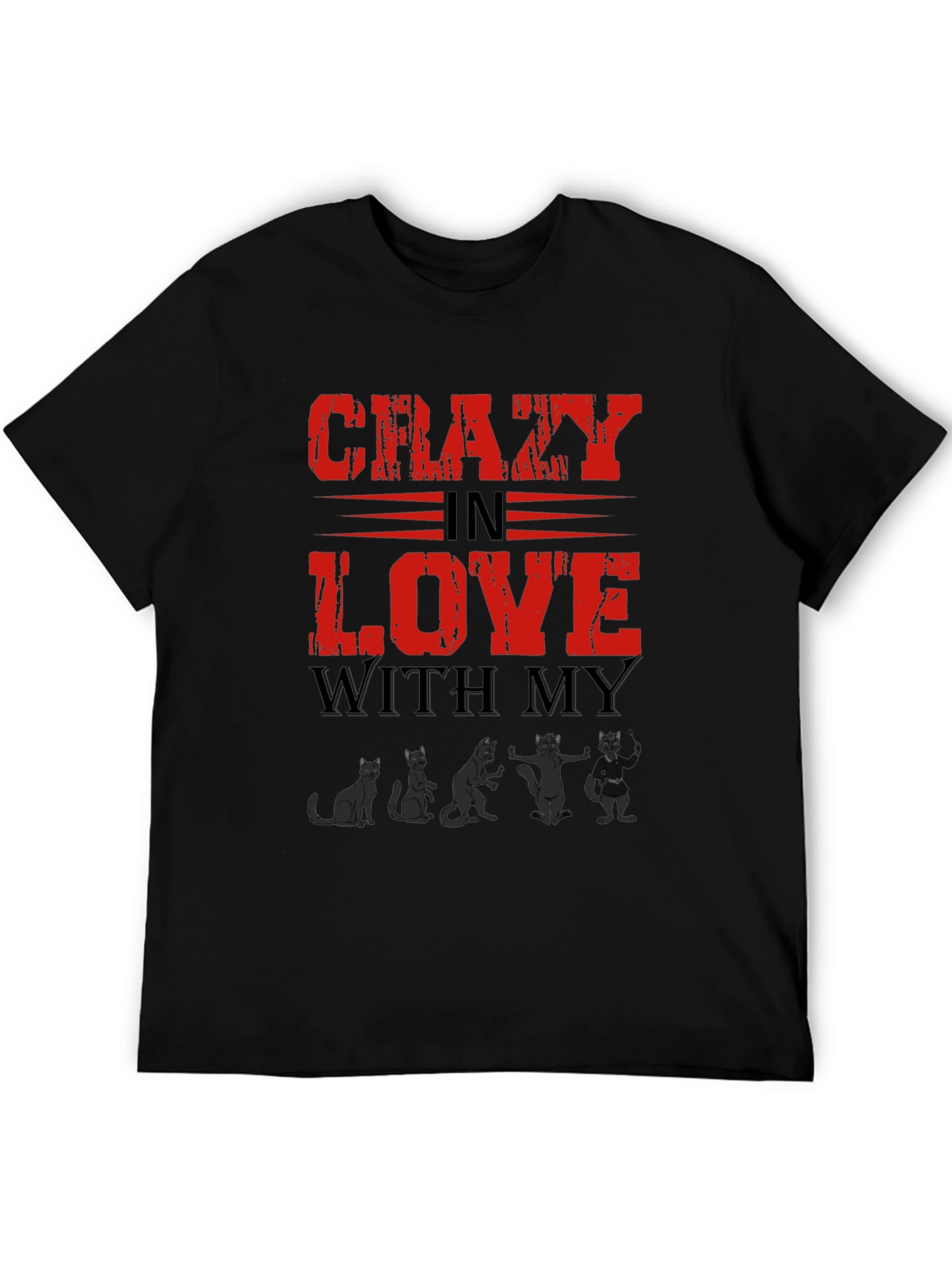 Crazy In Love With My Cats T-Shirt
