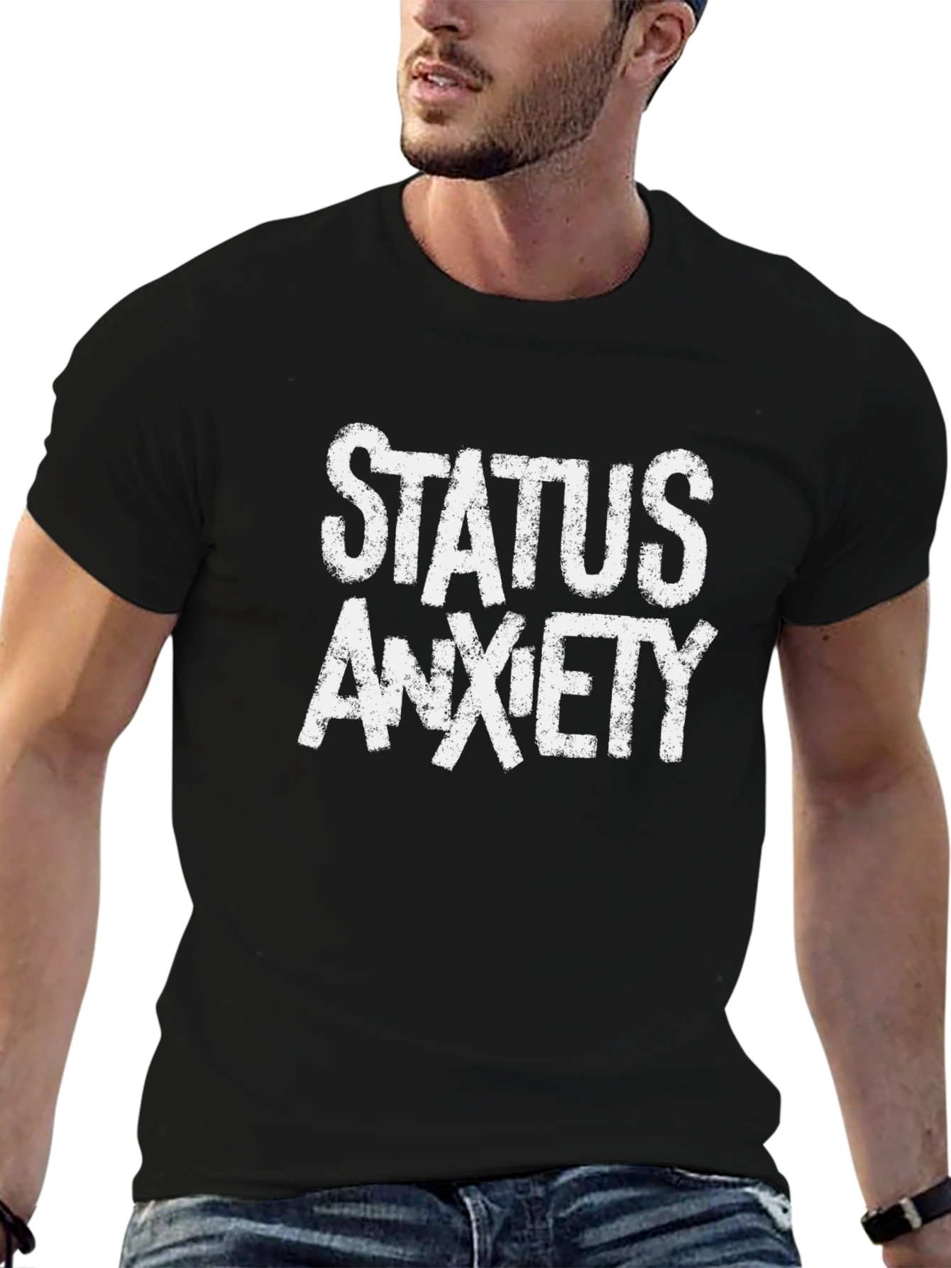 Status Anxiety Graphic Print T-Shirt