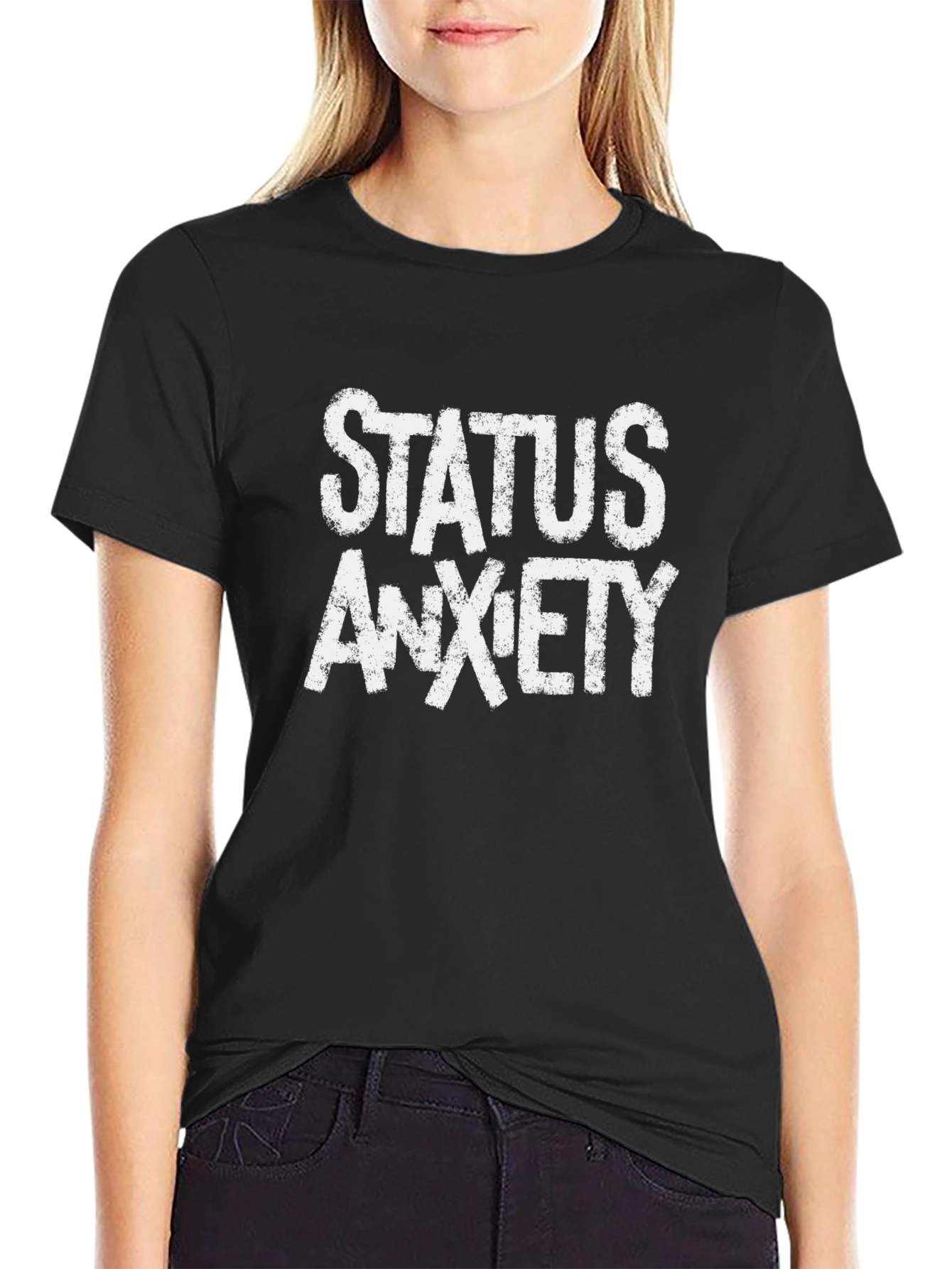 Status Anxiety Graphic Print T-Shirt