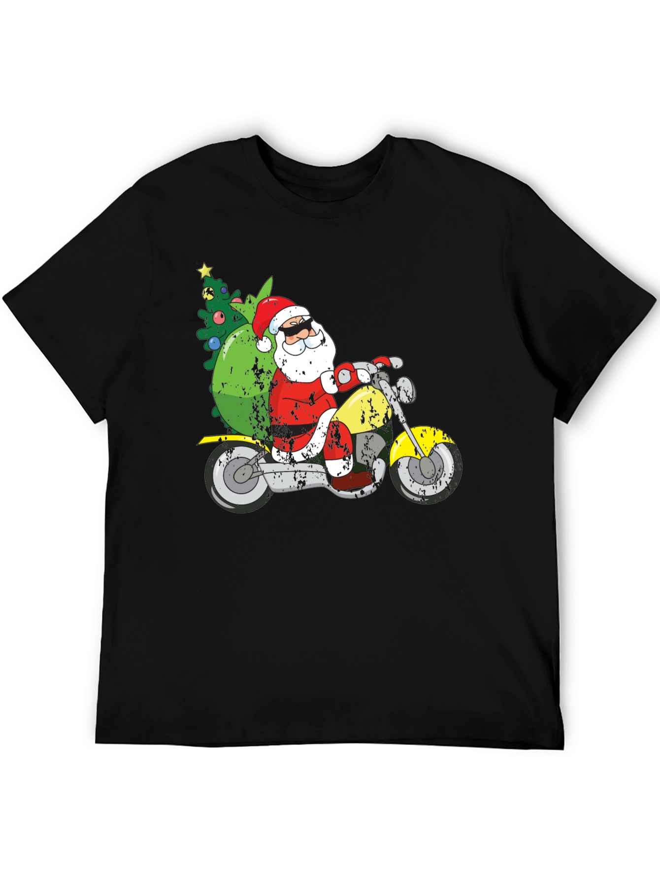 Santa Motorcycle Tee