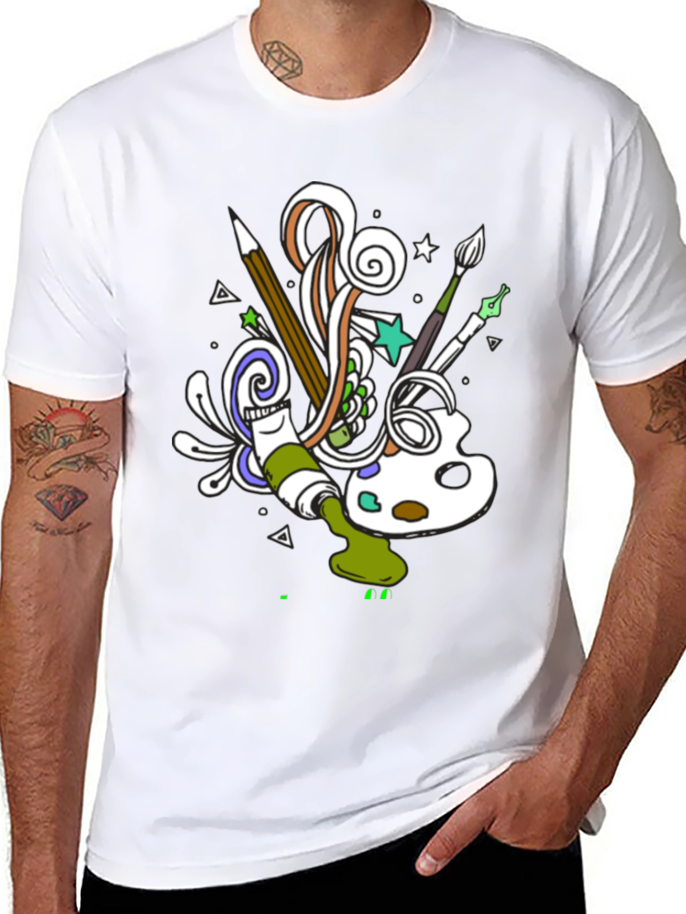 Creative Art T-Shirt - Artistic Design Tee