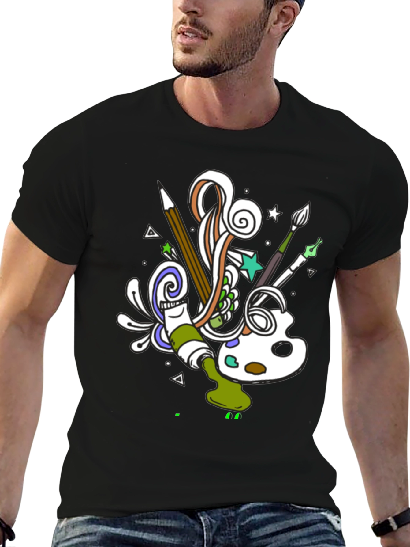 Creative Art T-Shirt - Artistic Design Tee