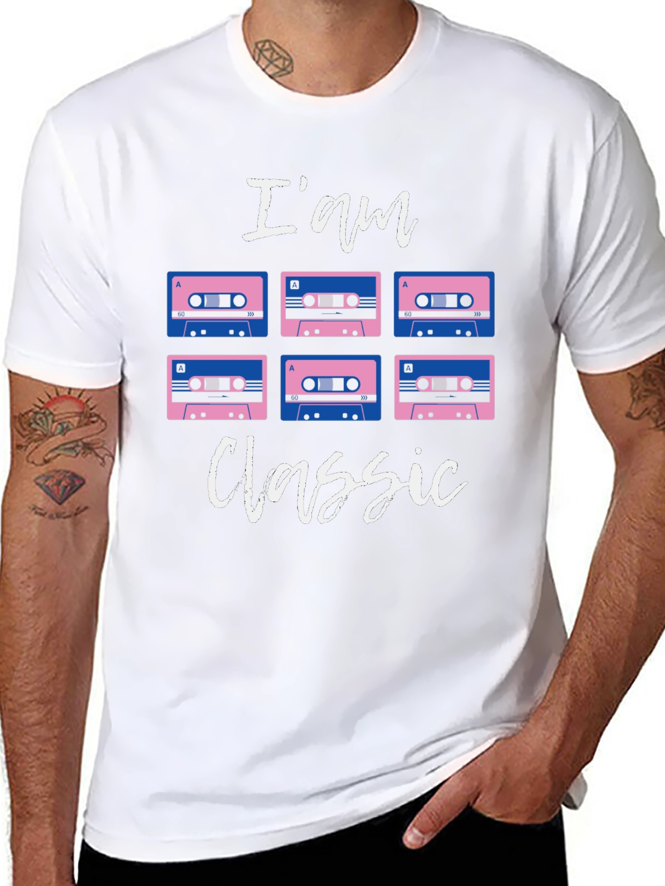 Im Classic Cassette Tape Graphic T-Shirt