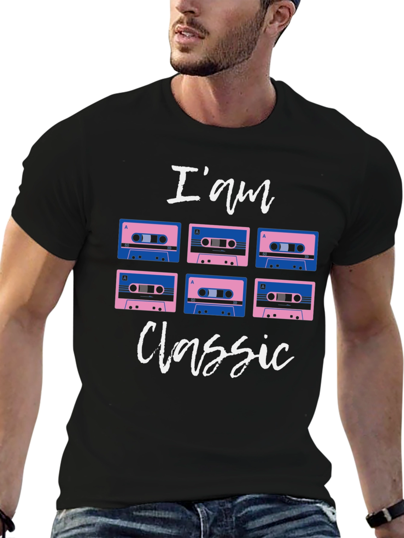 Im Classic Cassette Tape Graphic T-Shirt