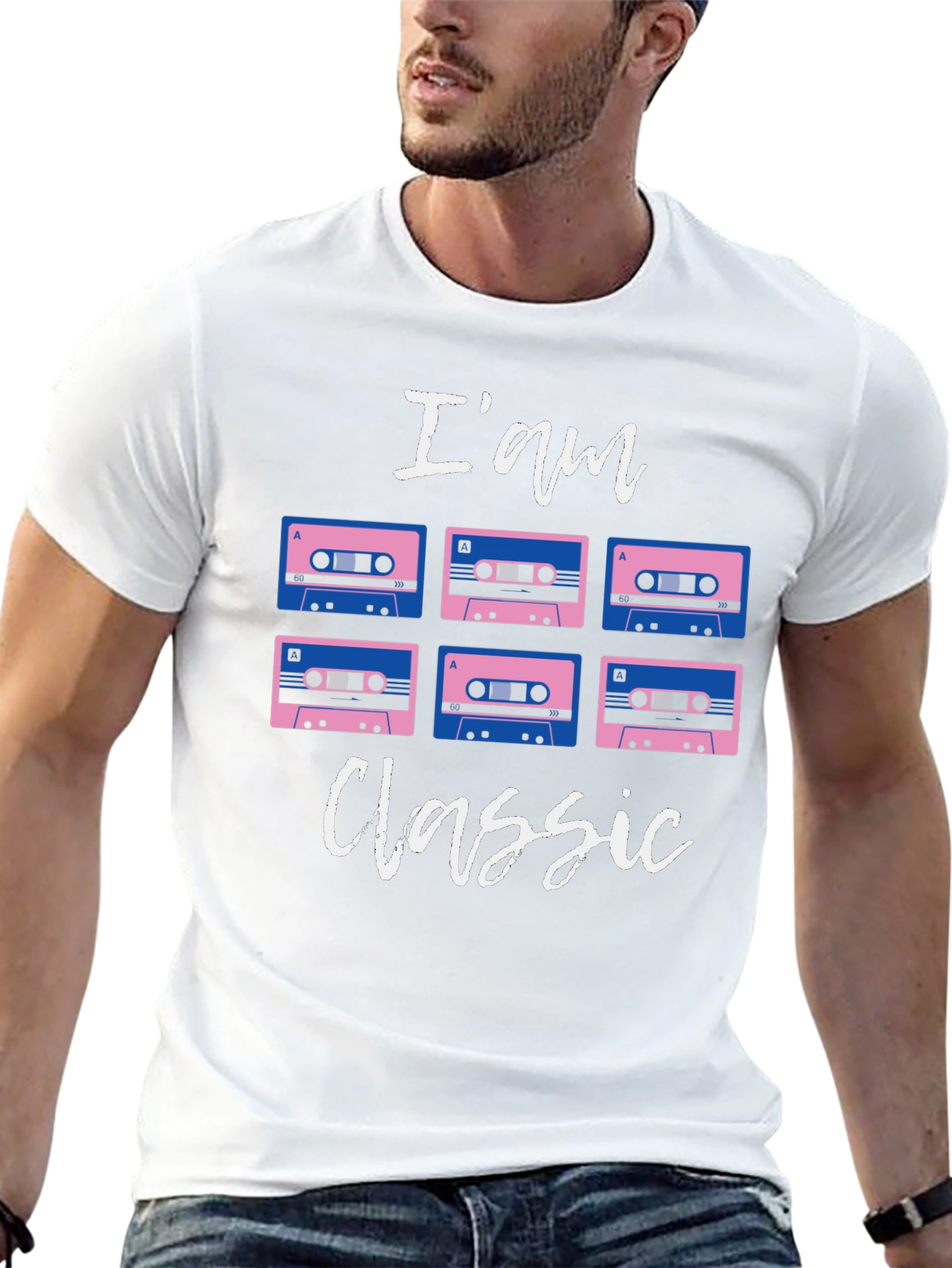 Im Classic Cassette Tape Graphic T-Shirt