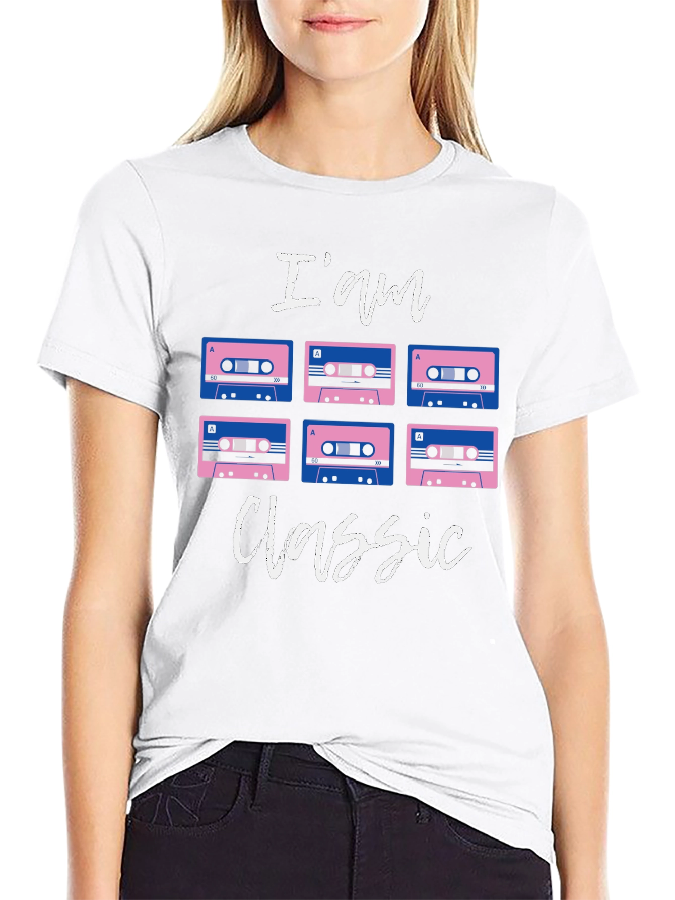 Im Classic Cassette Tape Graphic T-Shirt