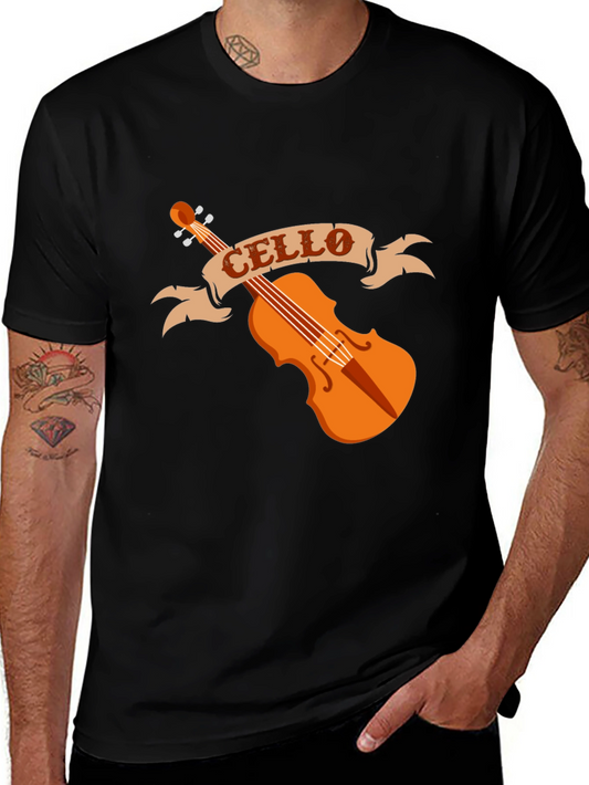 Cello Musician T-Shirt - Band Instrument Tee