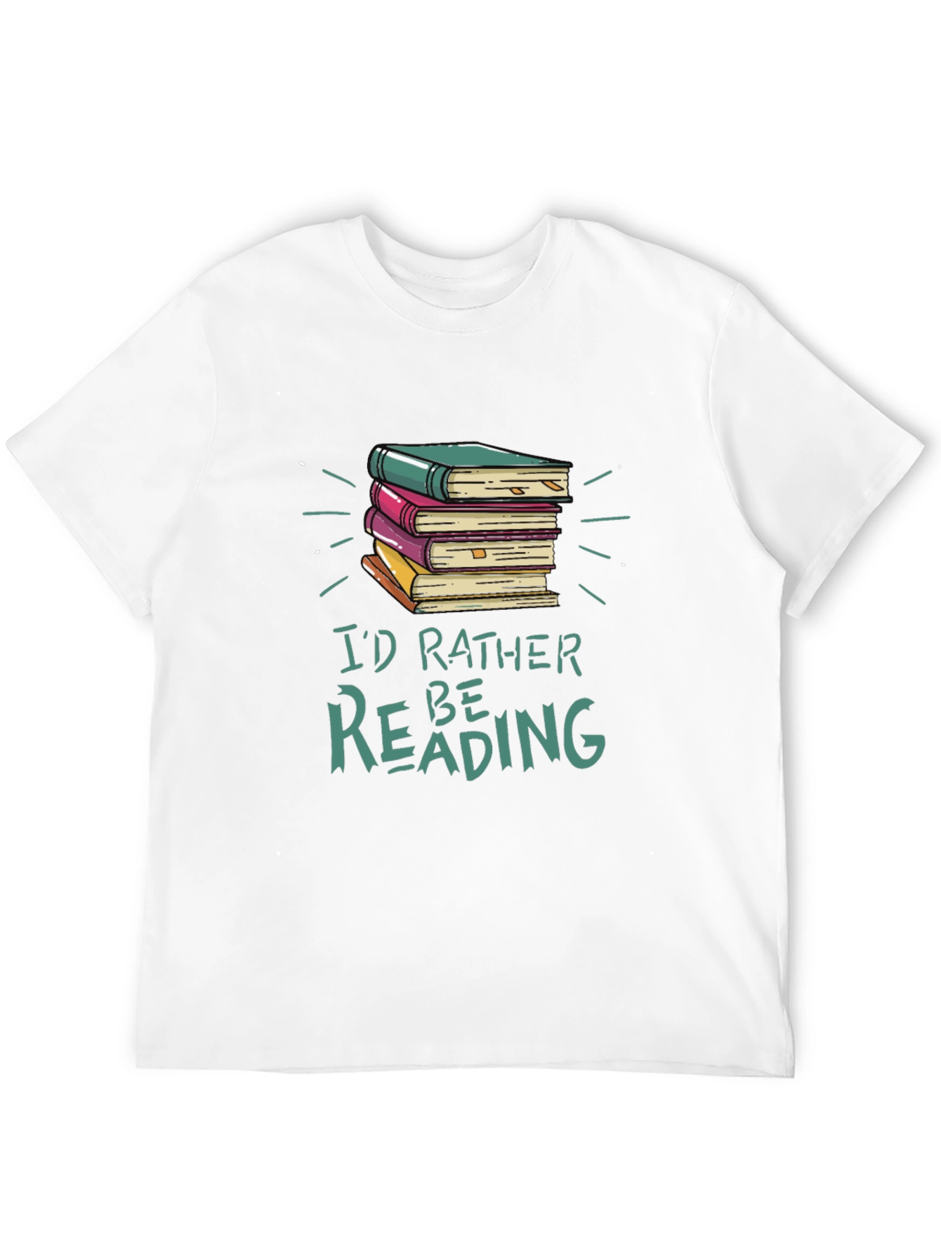 Id Rather Be Reading Book T-Shirt