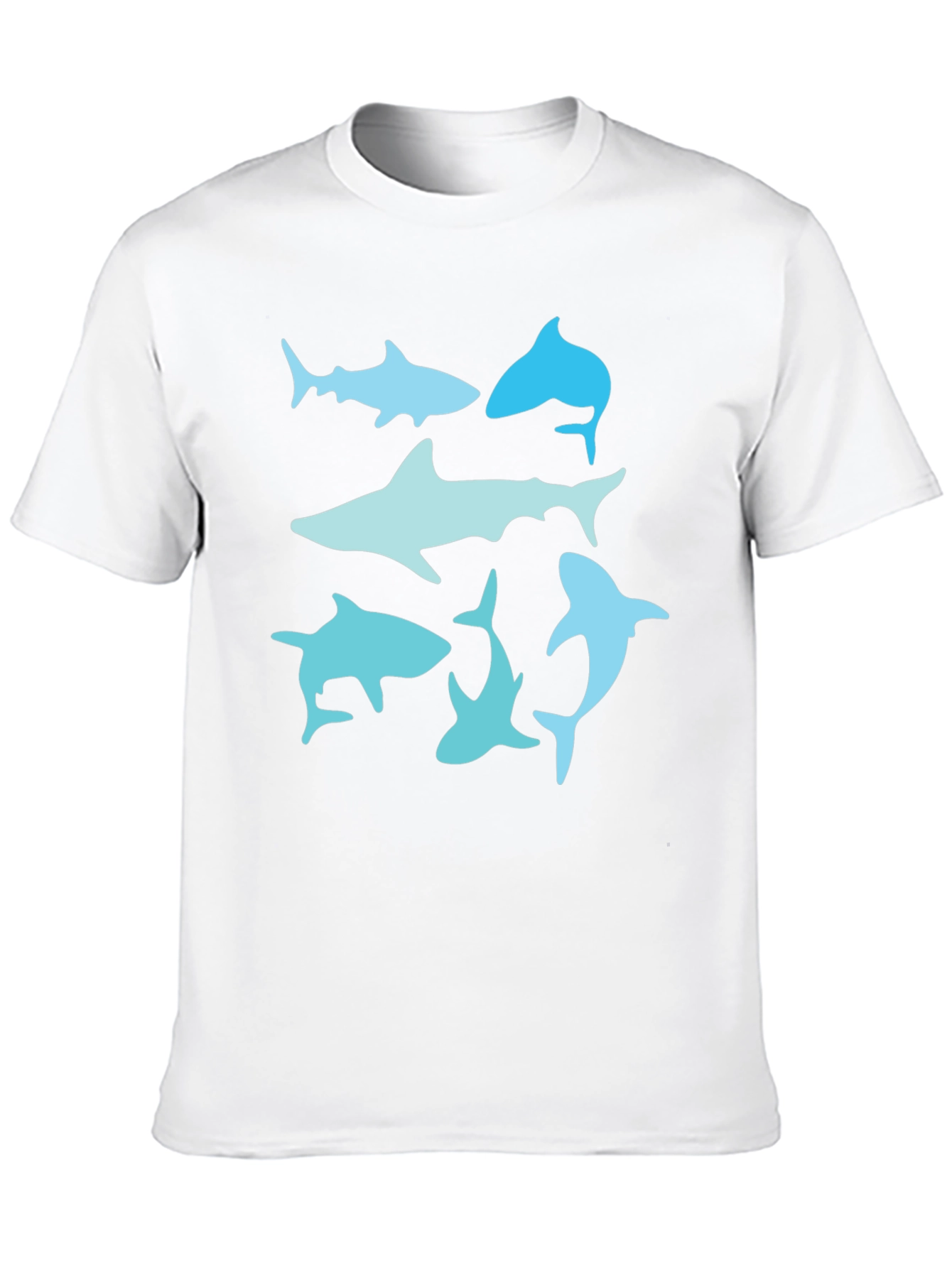 Shark Graphic Tee - Black Casual Shirt