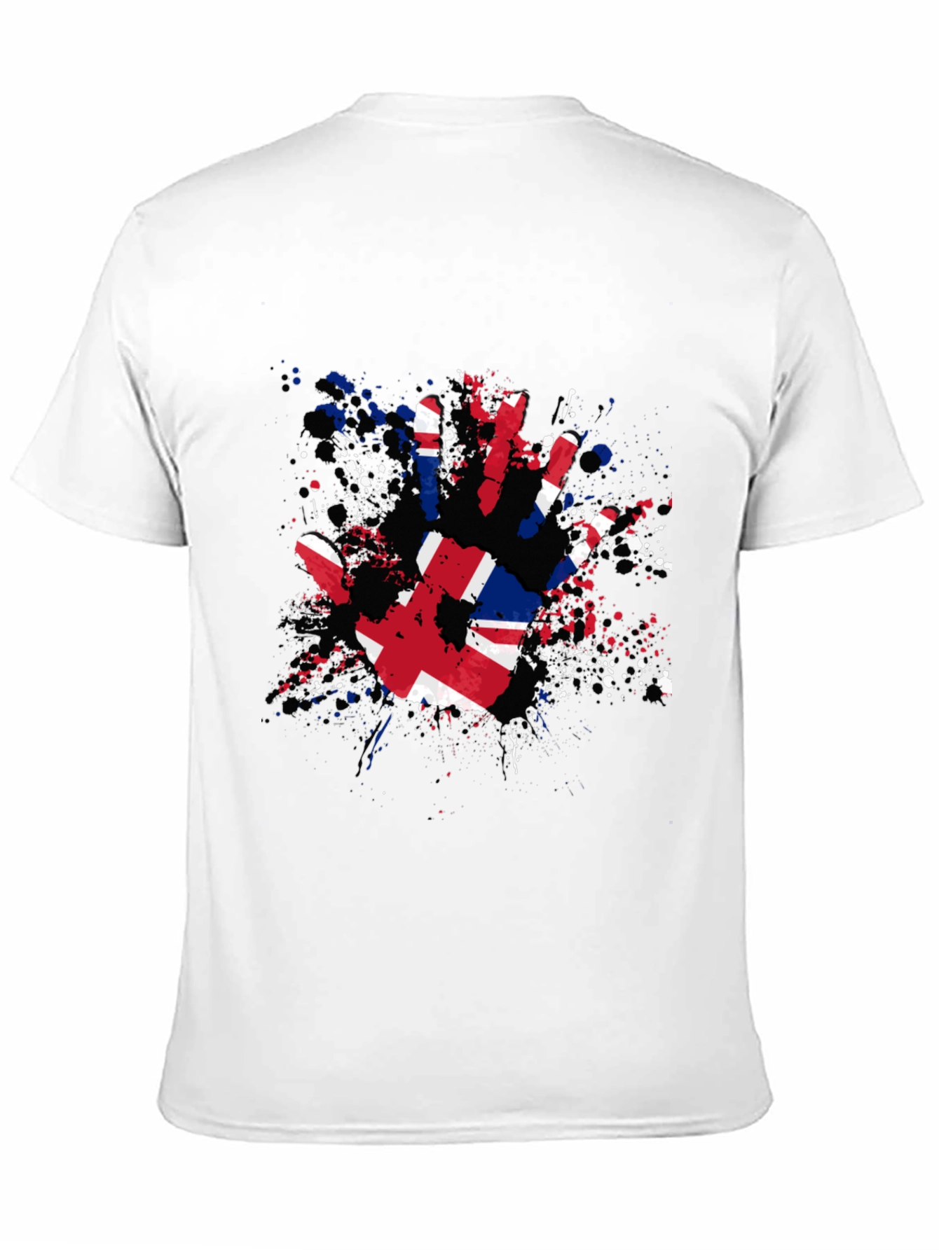 UK Flag Handprint Graphic Tee
