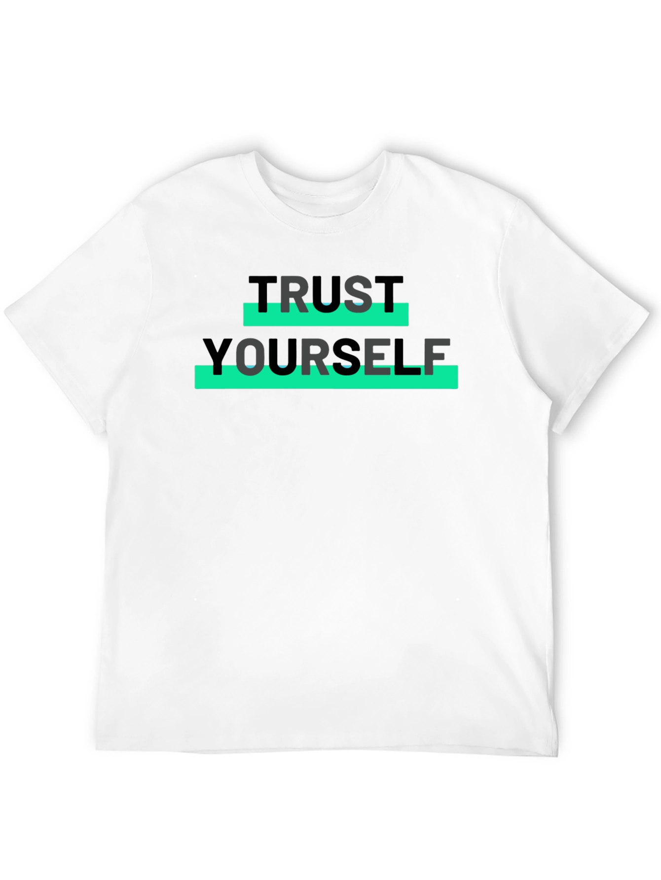 Trust Yourself Graphic Tee - Stylish Black T-Shirt