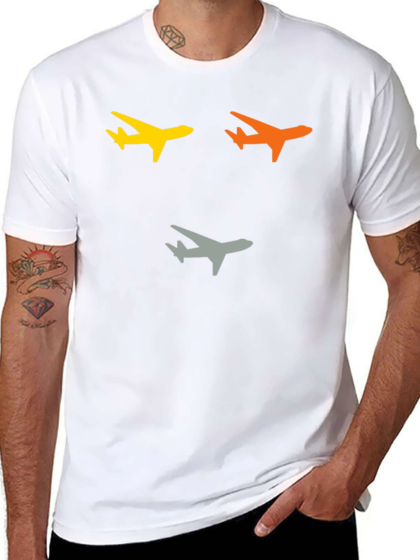 Airplane Graphic Tee - Stylish Travel T-Shirt