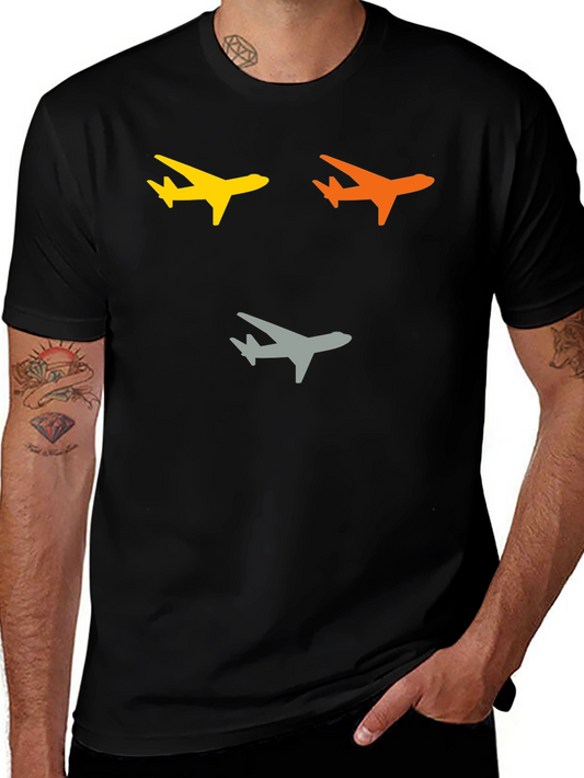 Airplane Graphic Tee - Stylish Travel T-Shirt