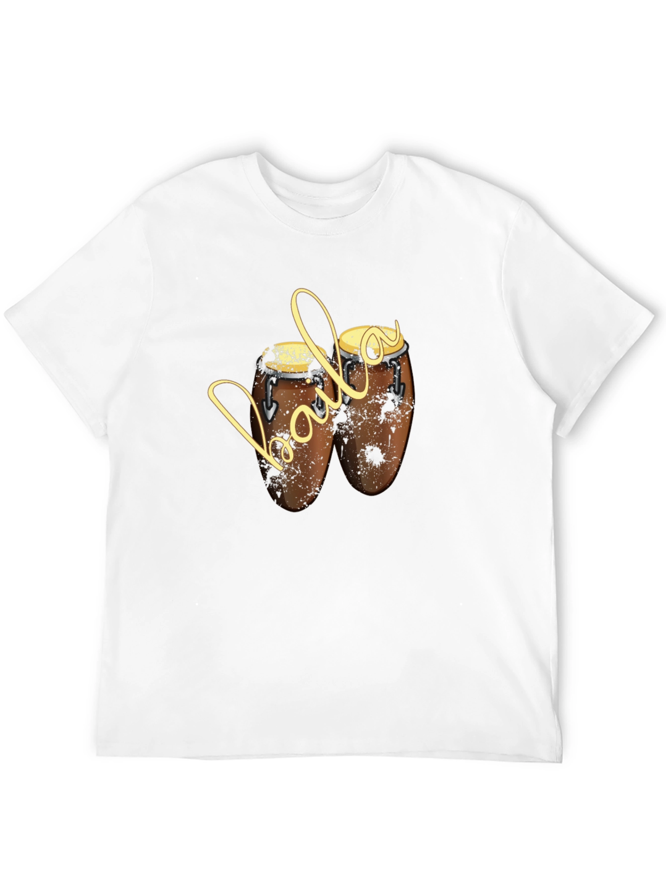 Baila Conga Drum T-Shirt - Black