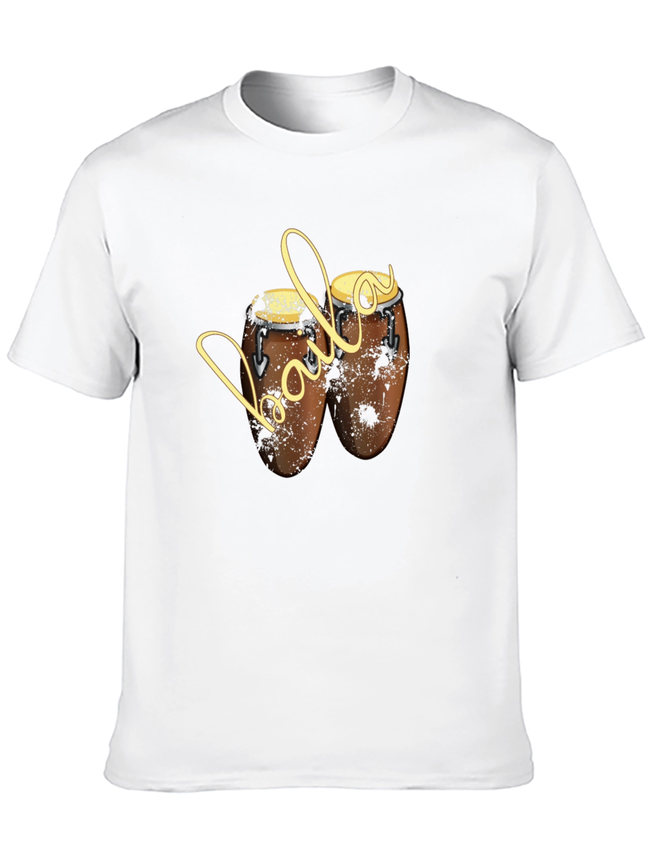 Baila Conga Drum T-Shirt - Black