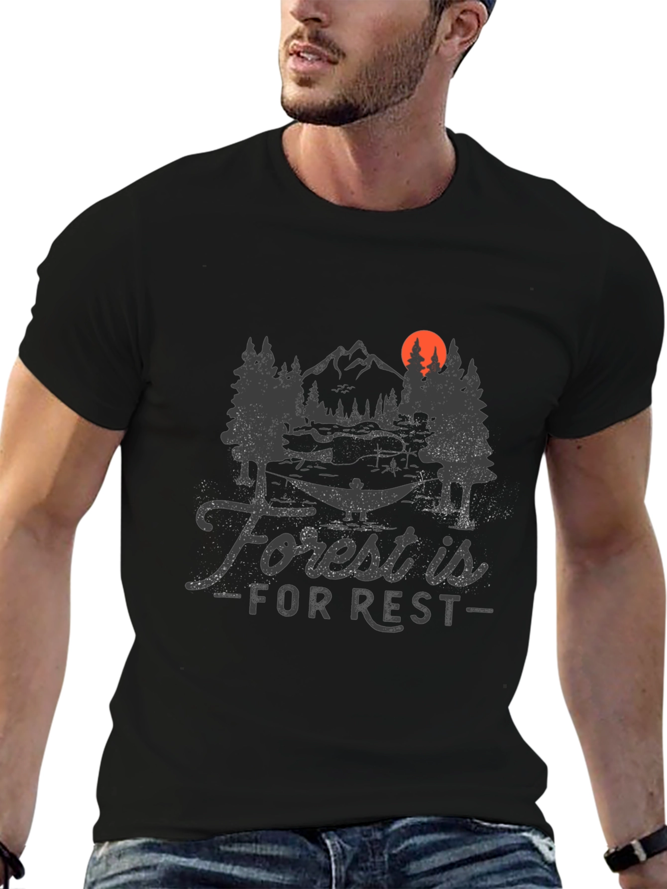 Forest Is For Rest Graphic T-Shirt