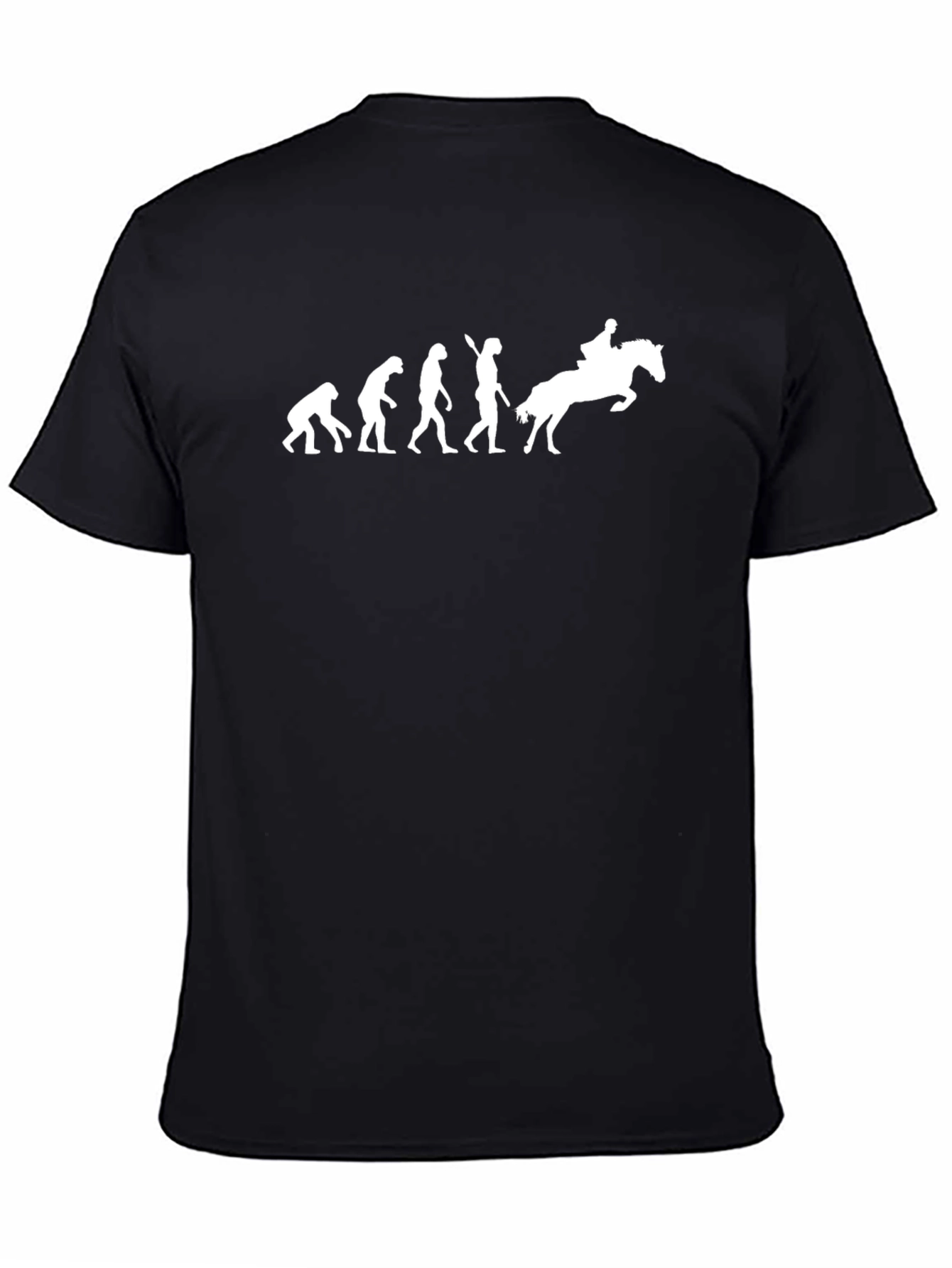 Evolution Horse Rider T-Shirt - Black