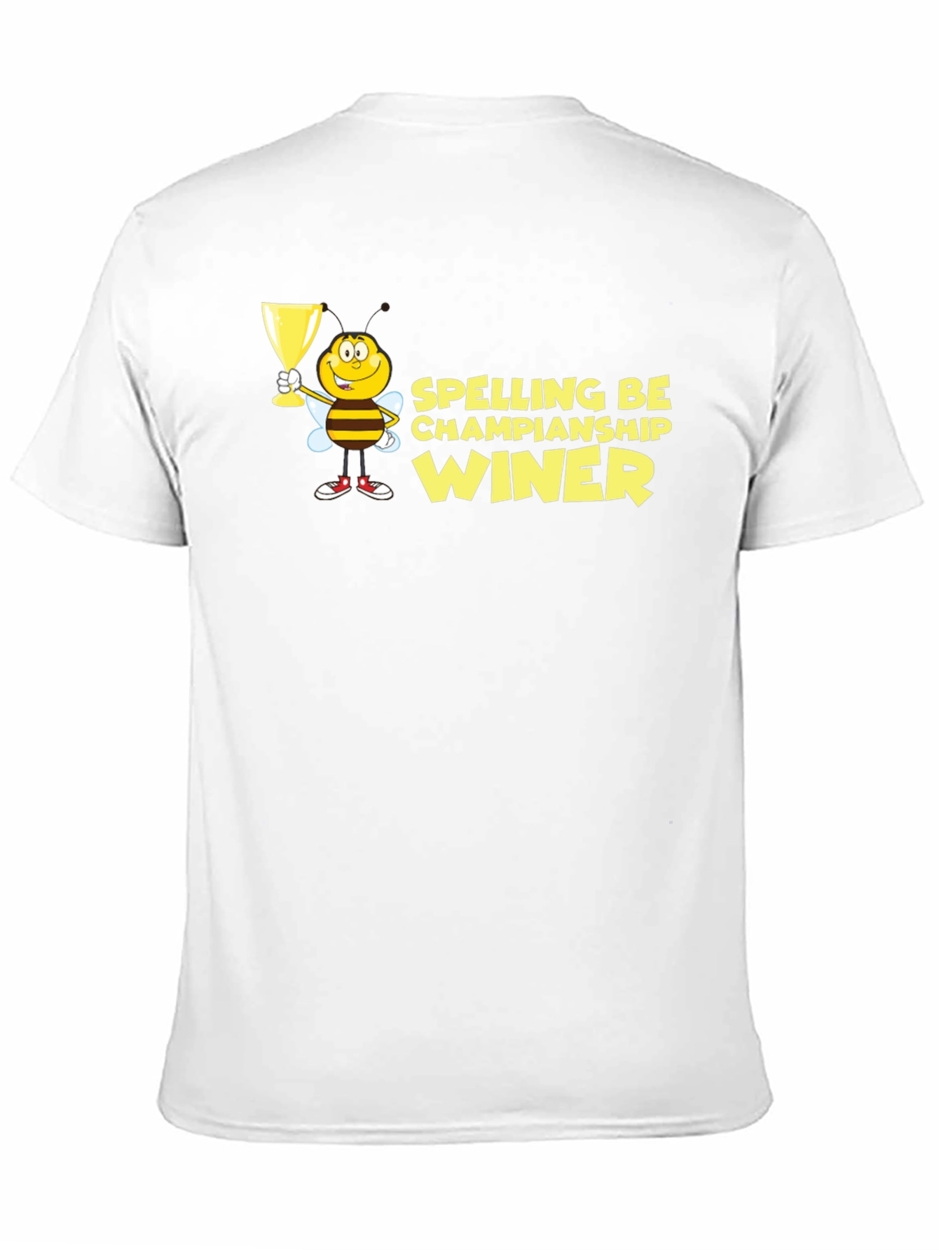 Spelling Bee Champion Winner Black T-Shirt