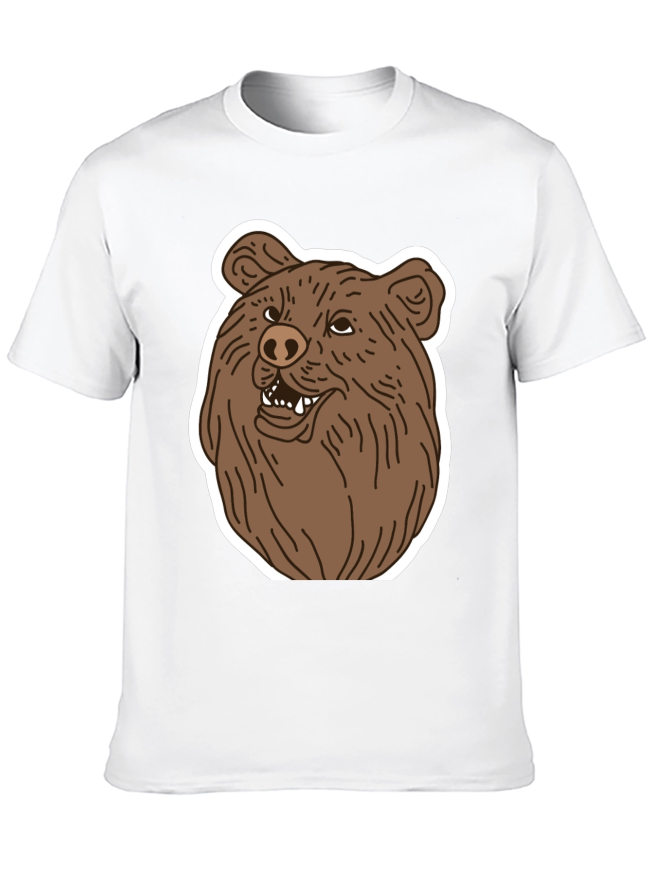 Bear Graphic Tee - Mens Black T-Shirt