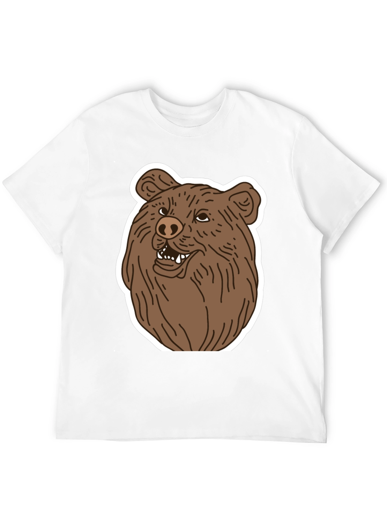 Bear Graphic Tee - Mens Black T-Shirt