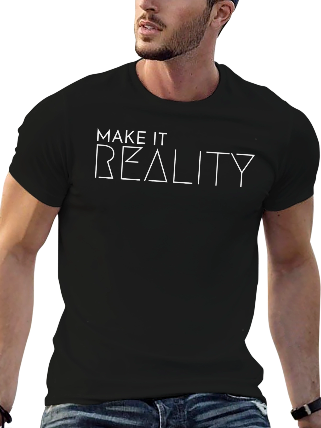 Make It Reality Graphic Tee - Black