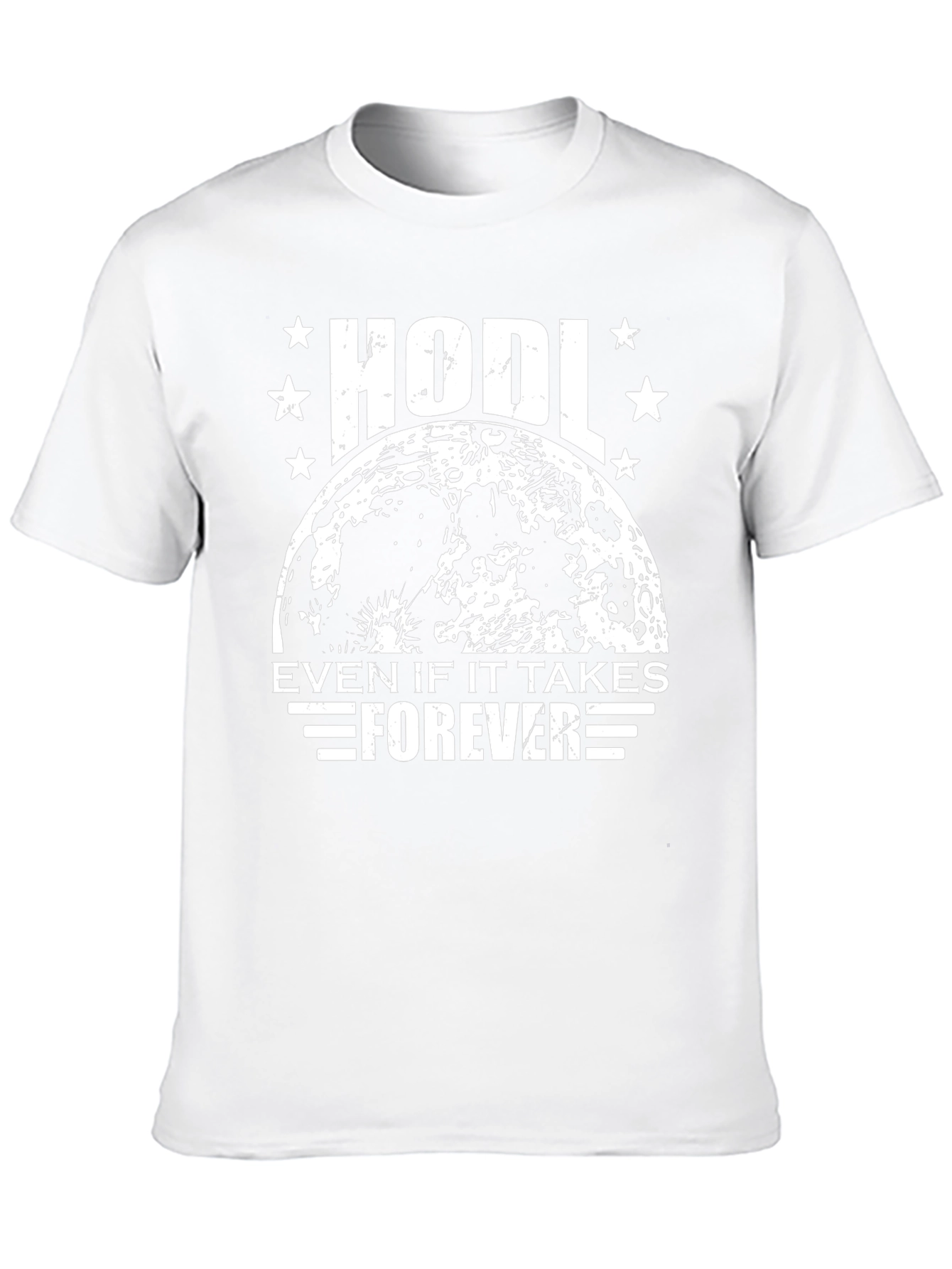 HODL Crypto T-Shirt - Moon Design