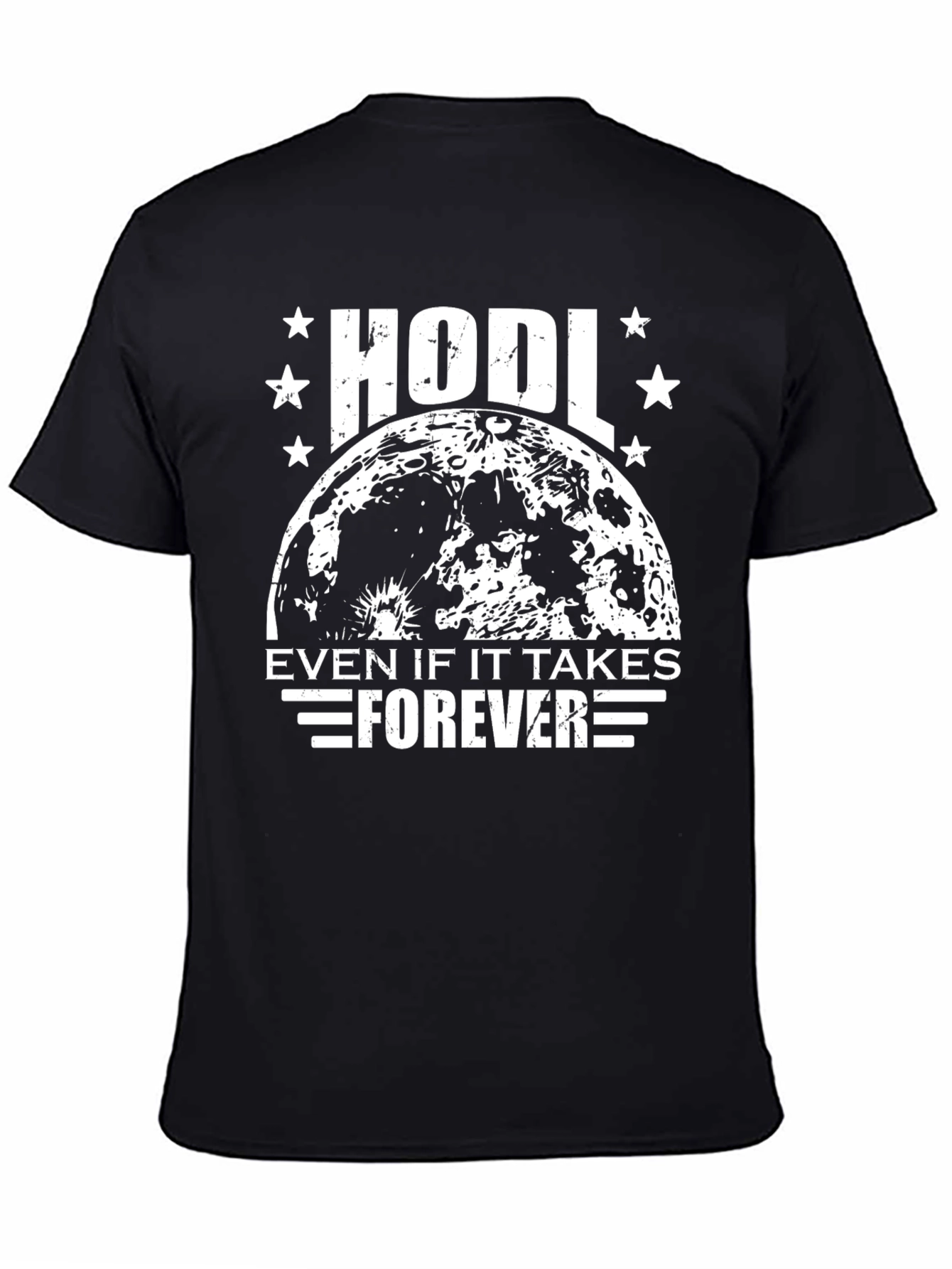 HODL Crypto T-Shirt - Moon Design