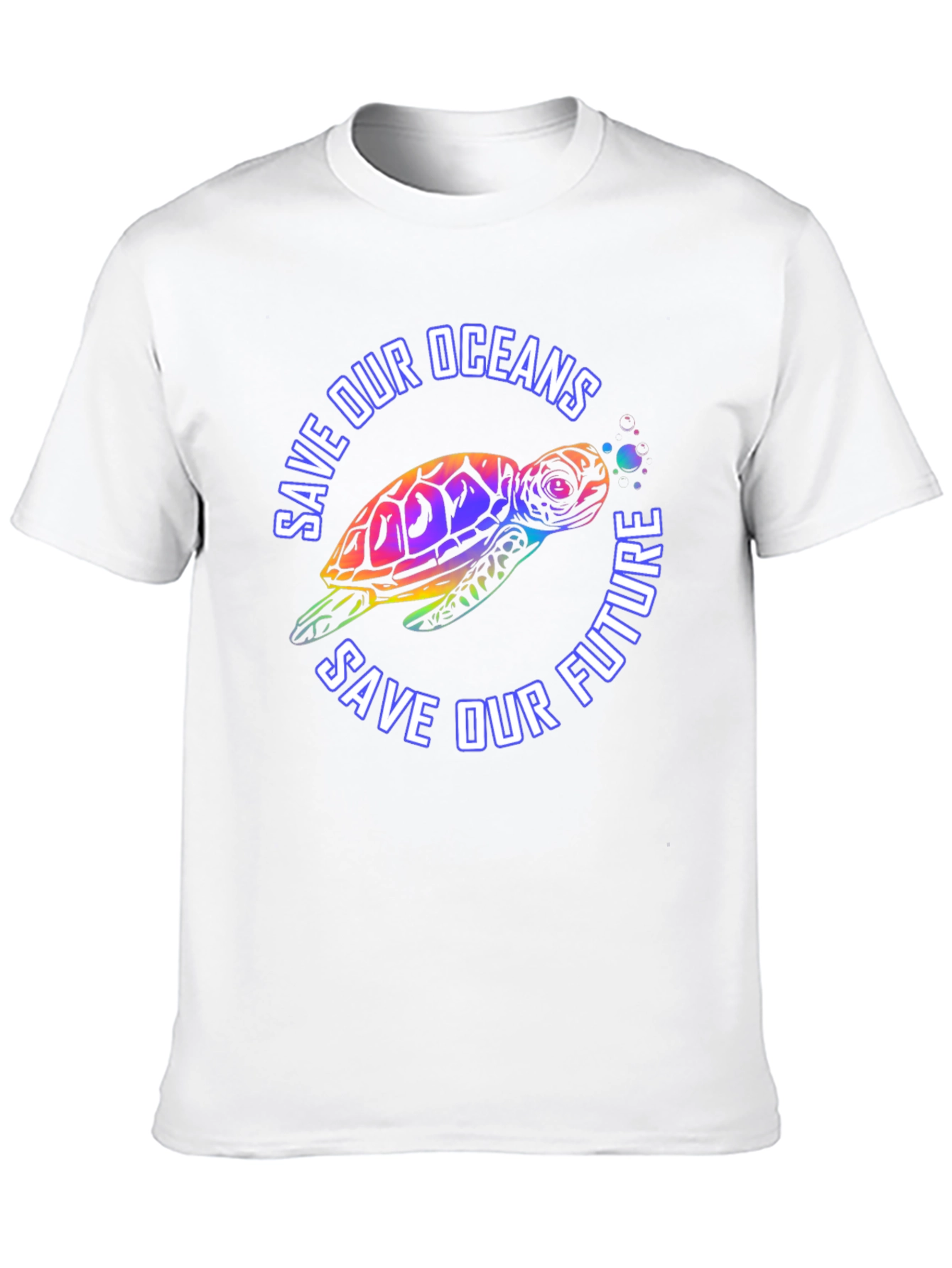 Save Our Oceans Turtle Graphic T-Shirt