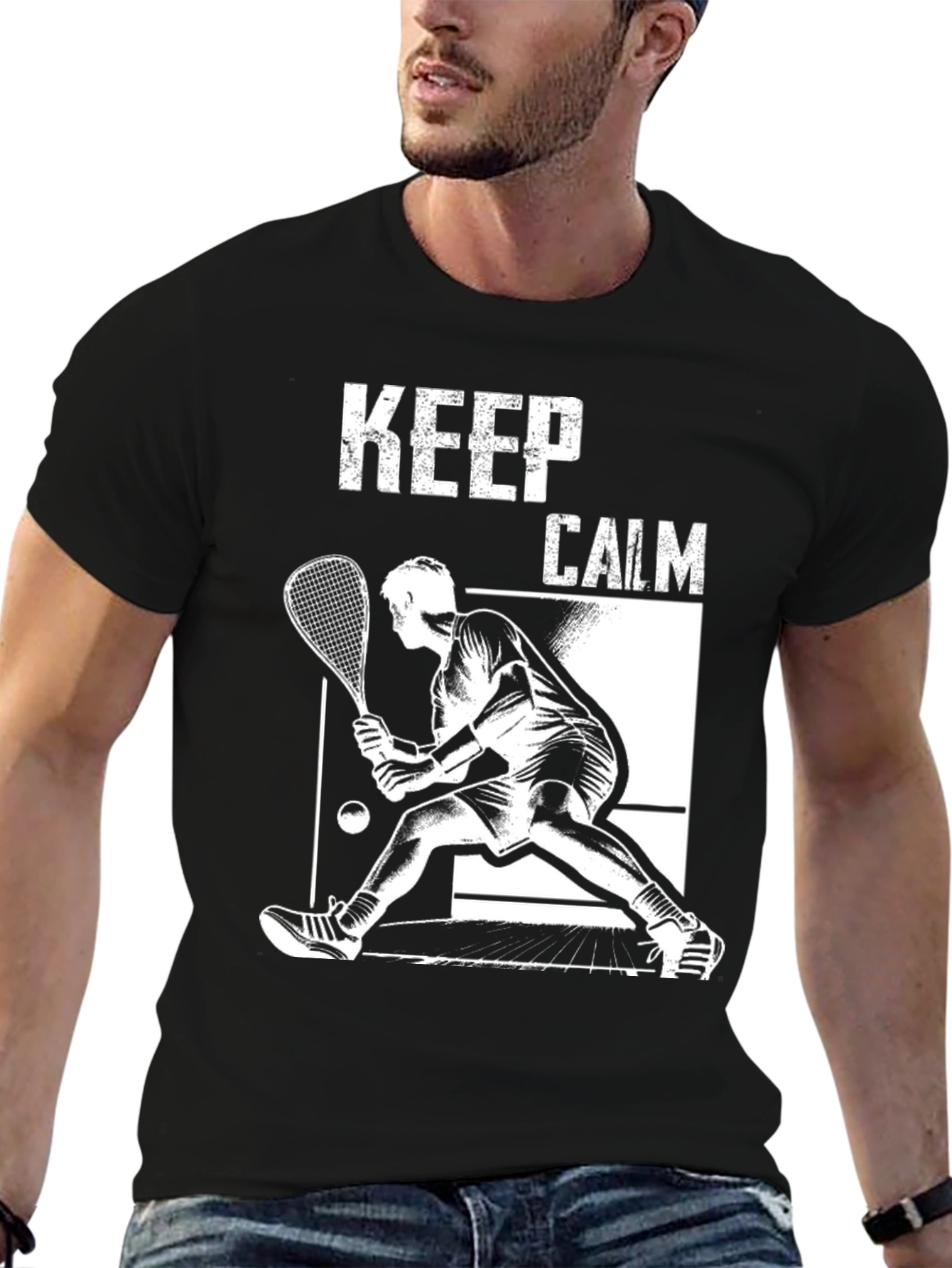 Keep Calm Squash Player Tee