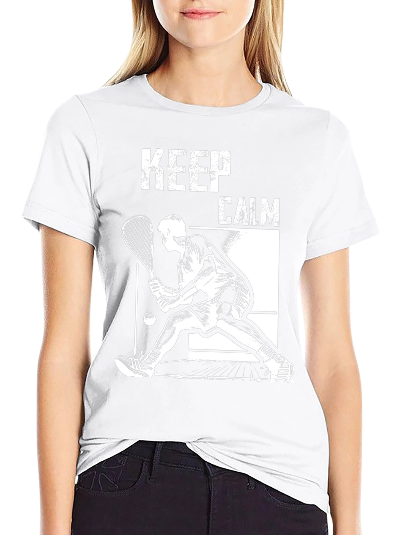 Keep Calm Squash Player Tee