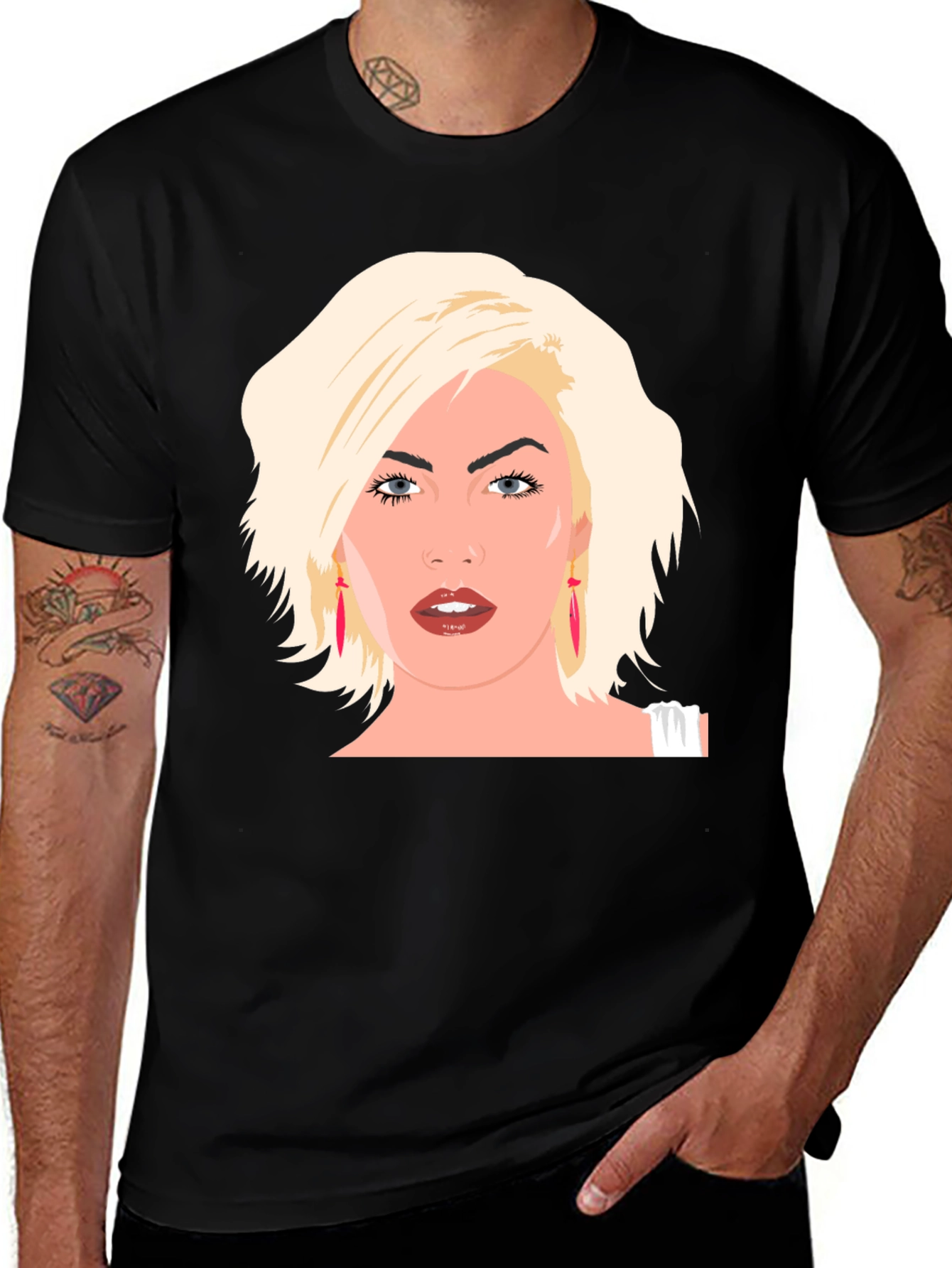 Blonde Hair Woman Graphic Tee