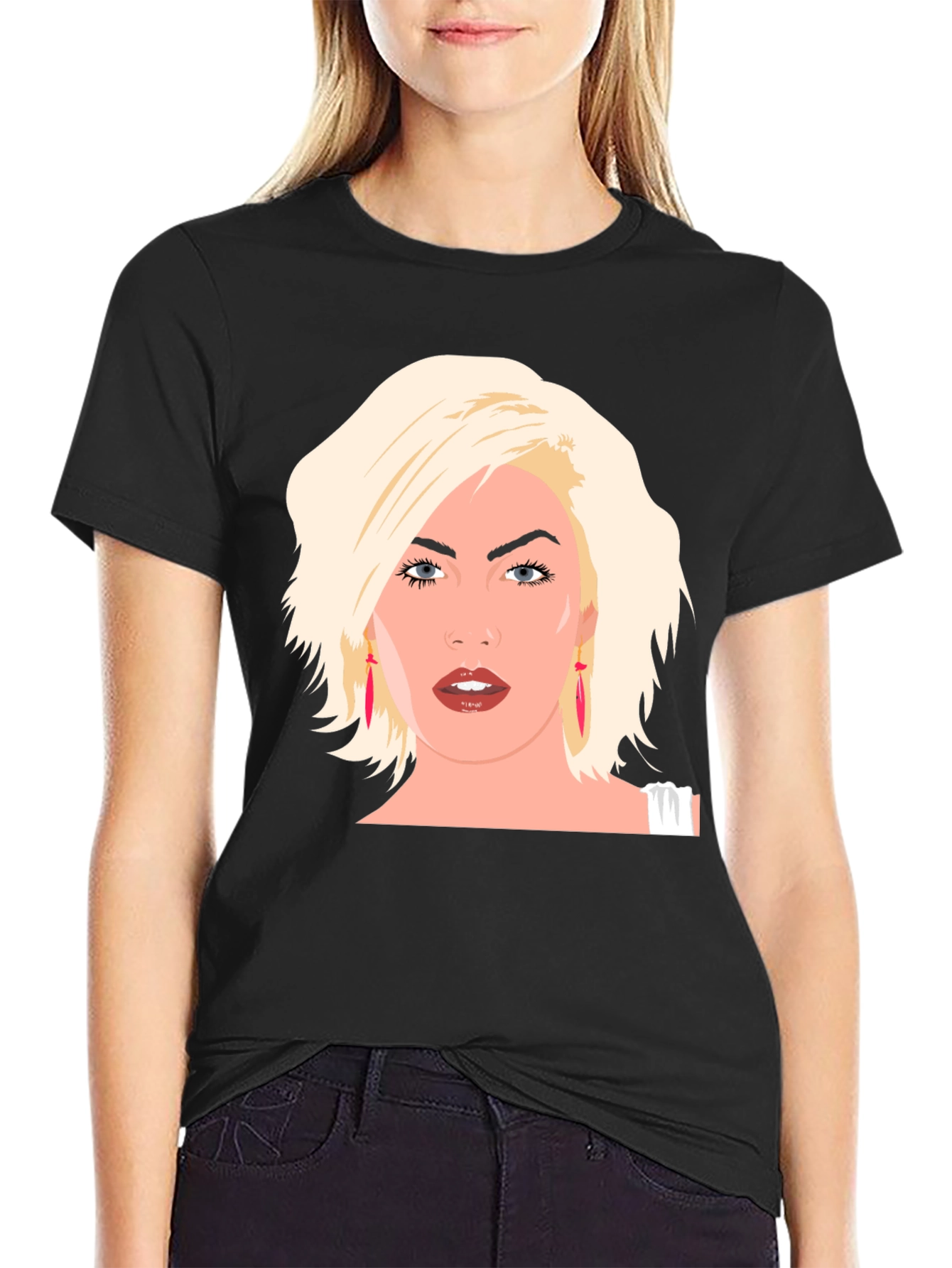 Blonde Hair Woman Graphic Tee