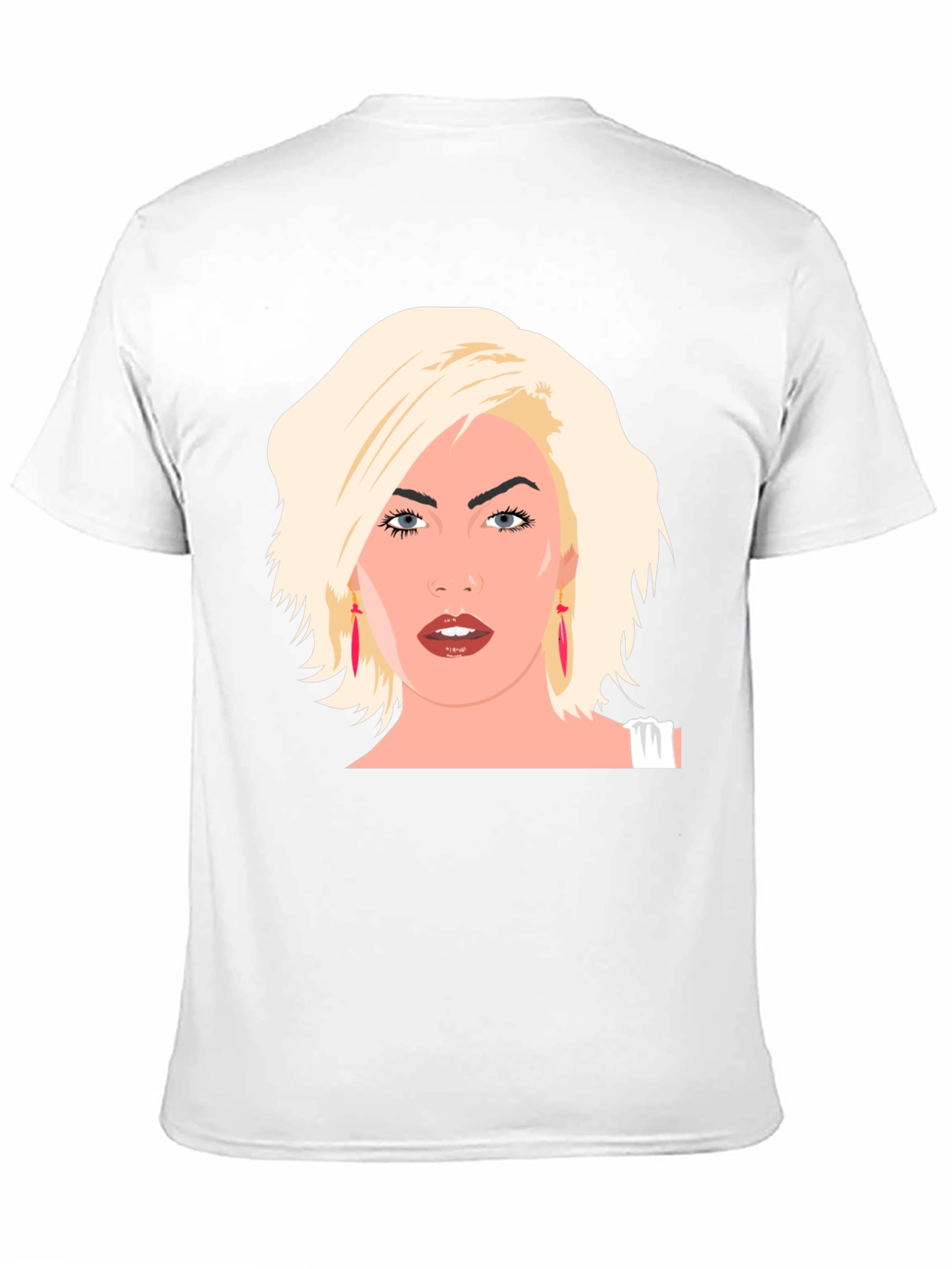 Blonde Hair Woman Graphic Tee