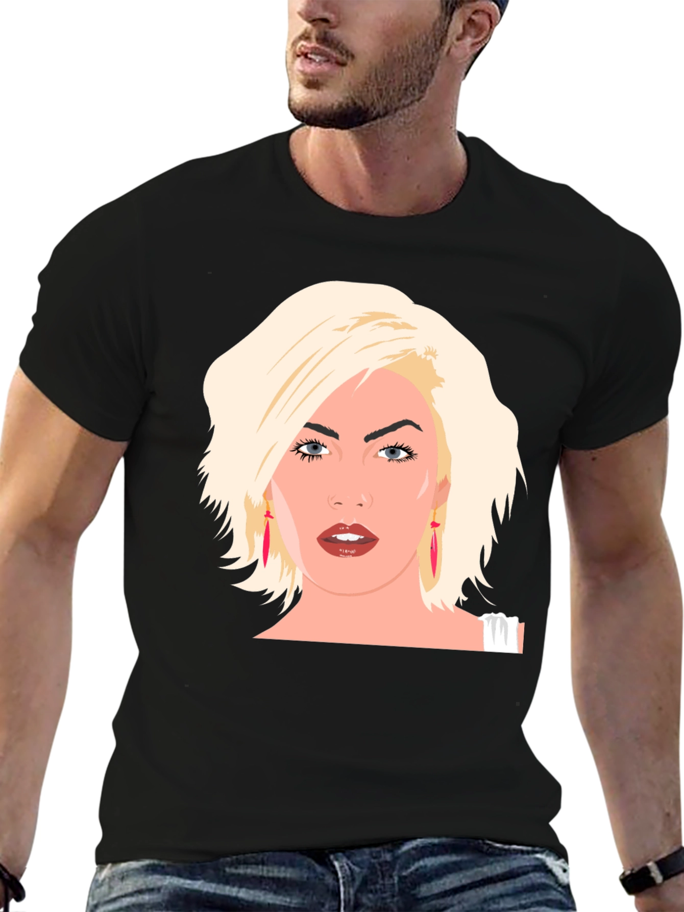 Blonde Hair Woman Graphic Tee
