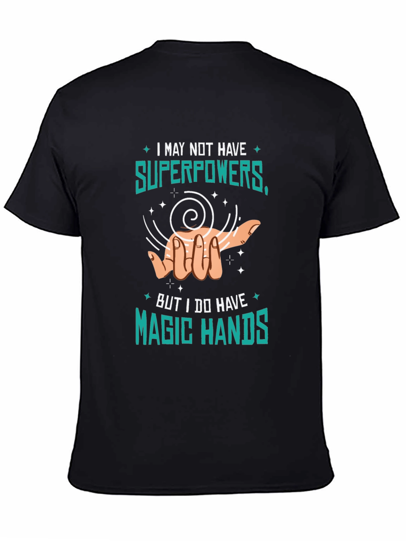 Magic Hands Graphic Tee - Novelty Print T-Shirt