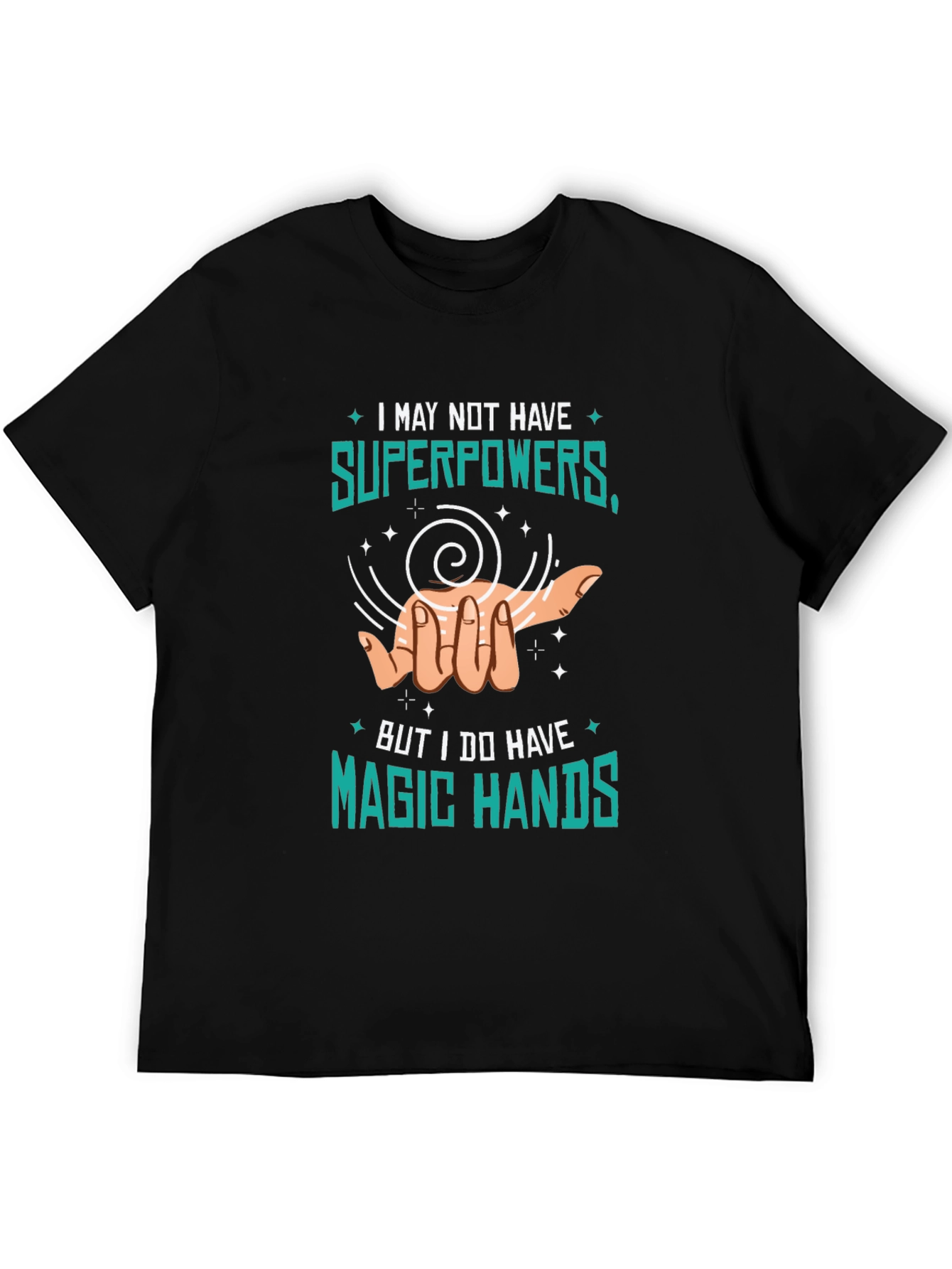 Magic Hands Graphic Tee - Novelty Print T-Shirt