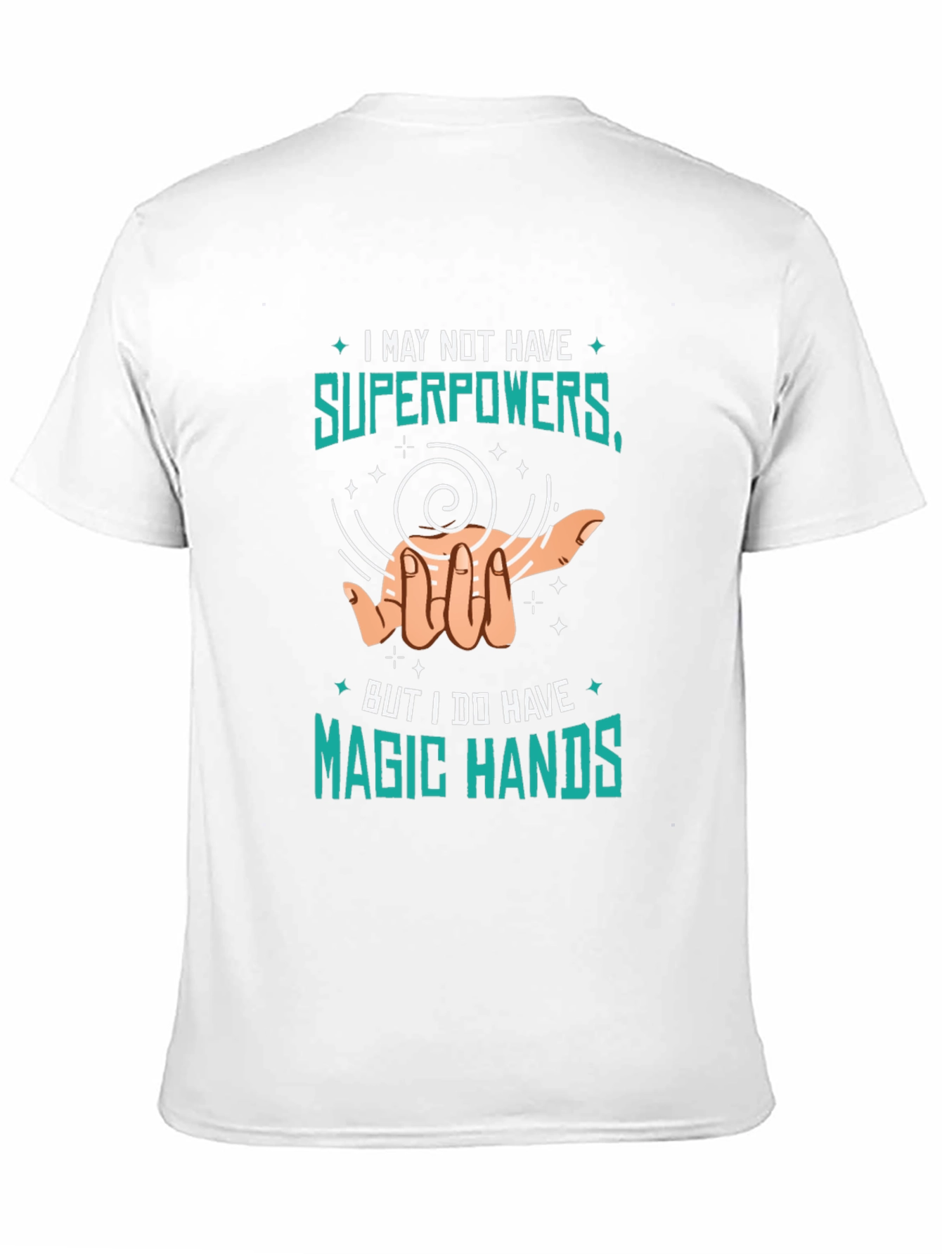 Magic Hands Graphic Tee - Novelty Print T-Shirt
