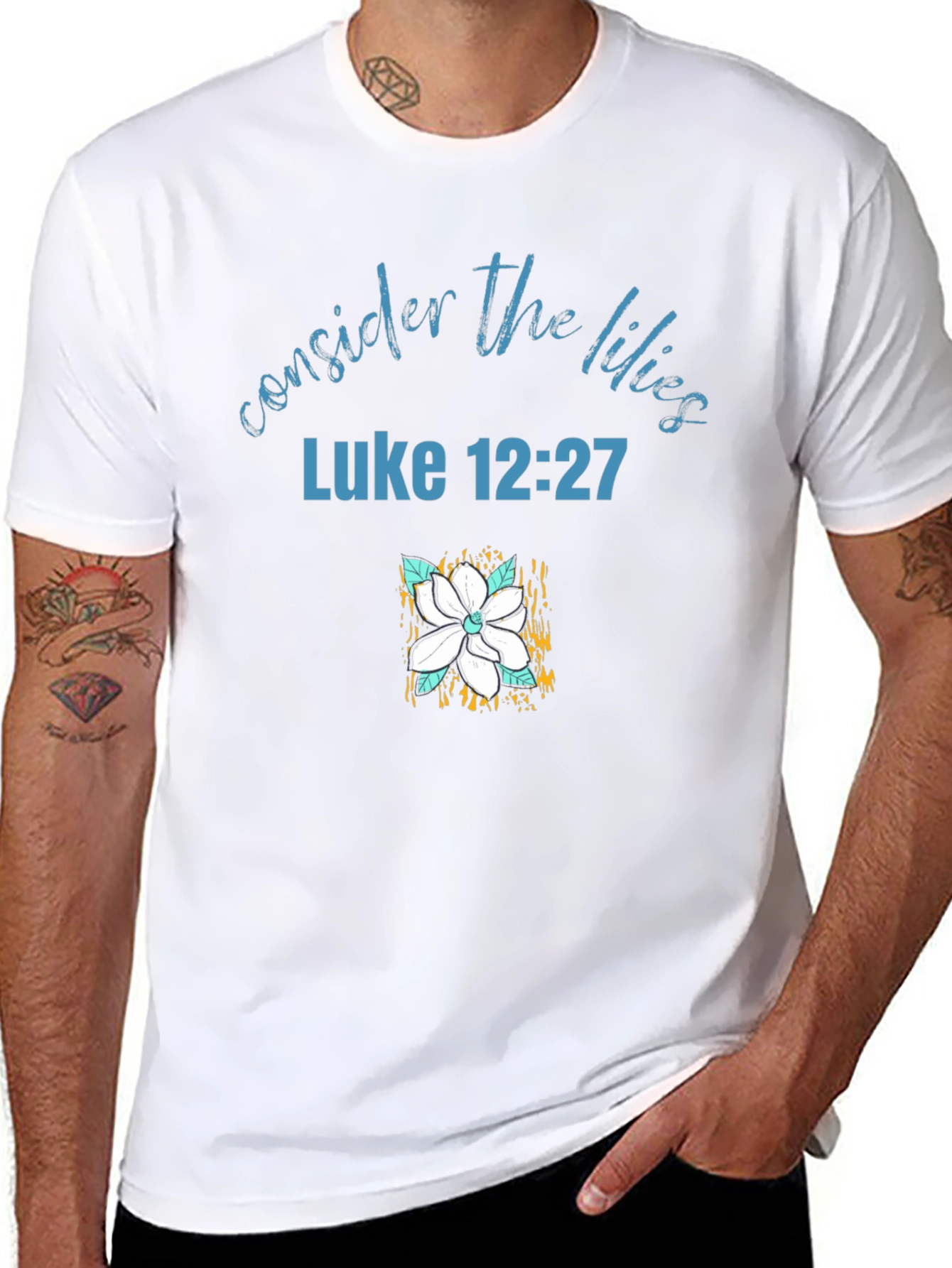 Consider the Lilies Christian T-Shirt
